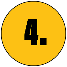 Yellow circle with black number 4.