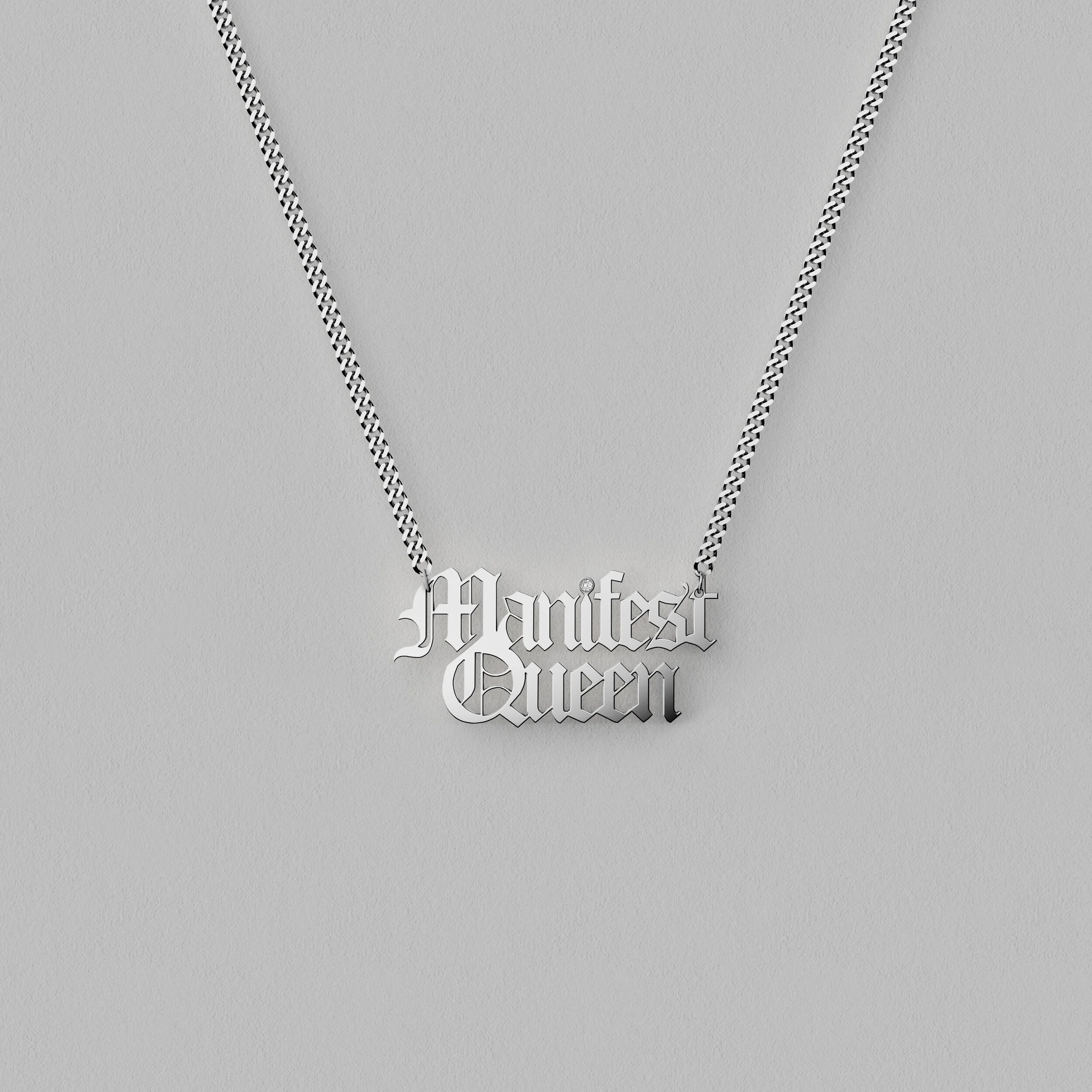 Manifest Queen Necklace-Silver.jpg