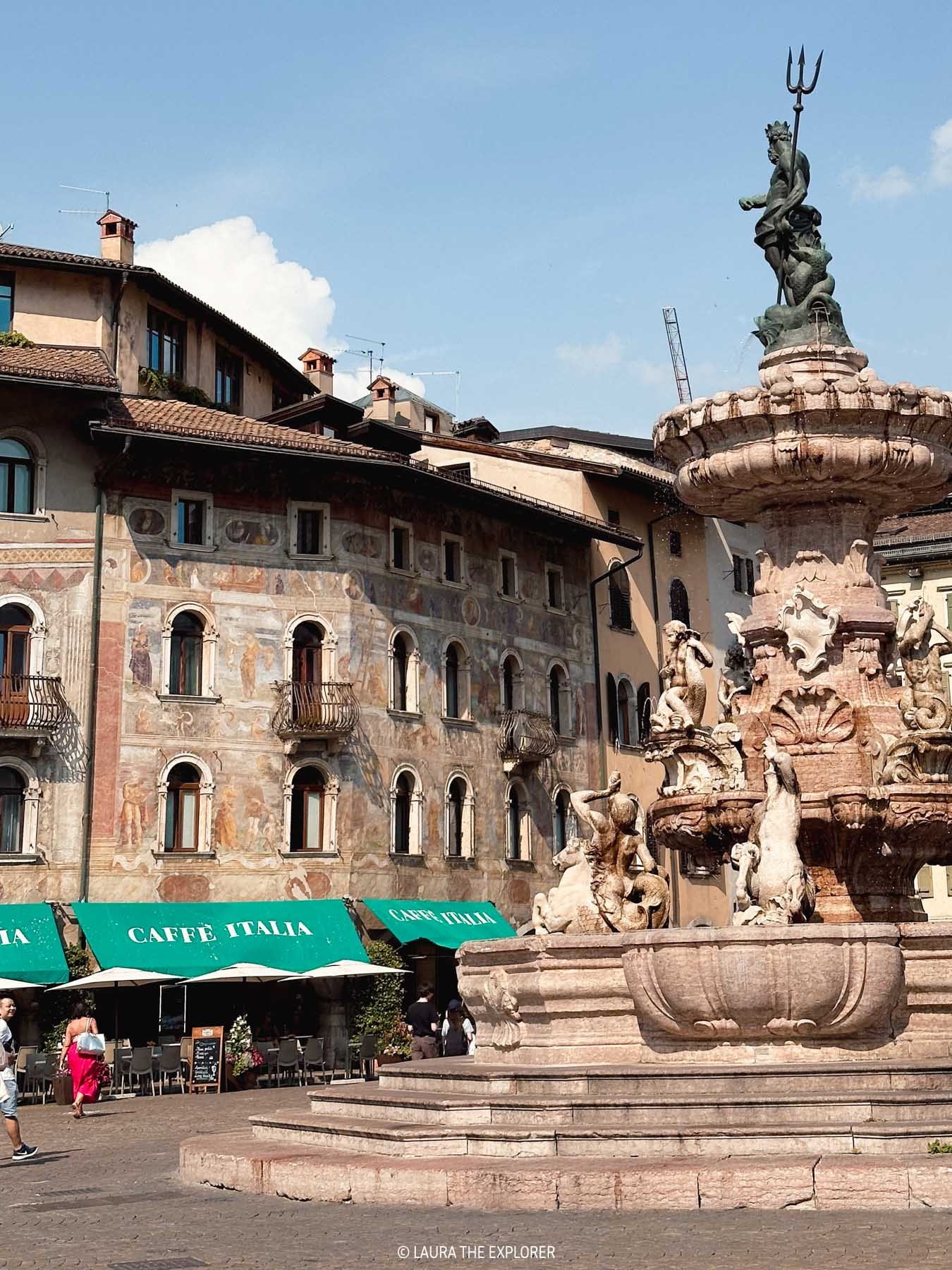 the main square of trento