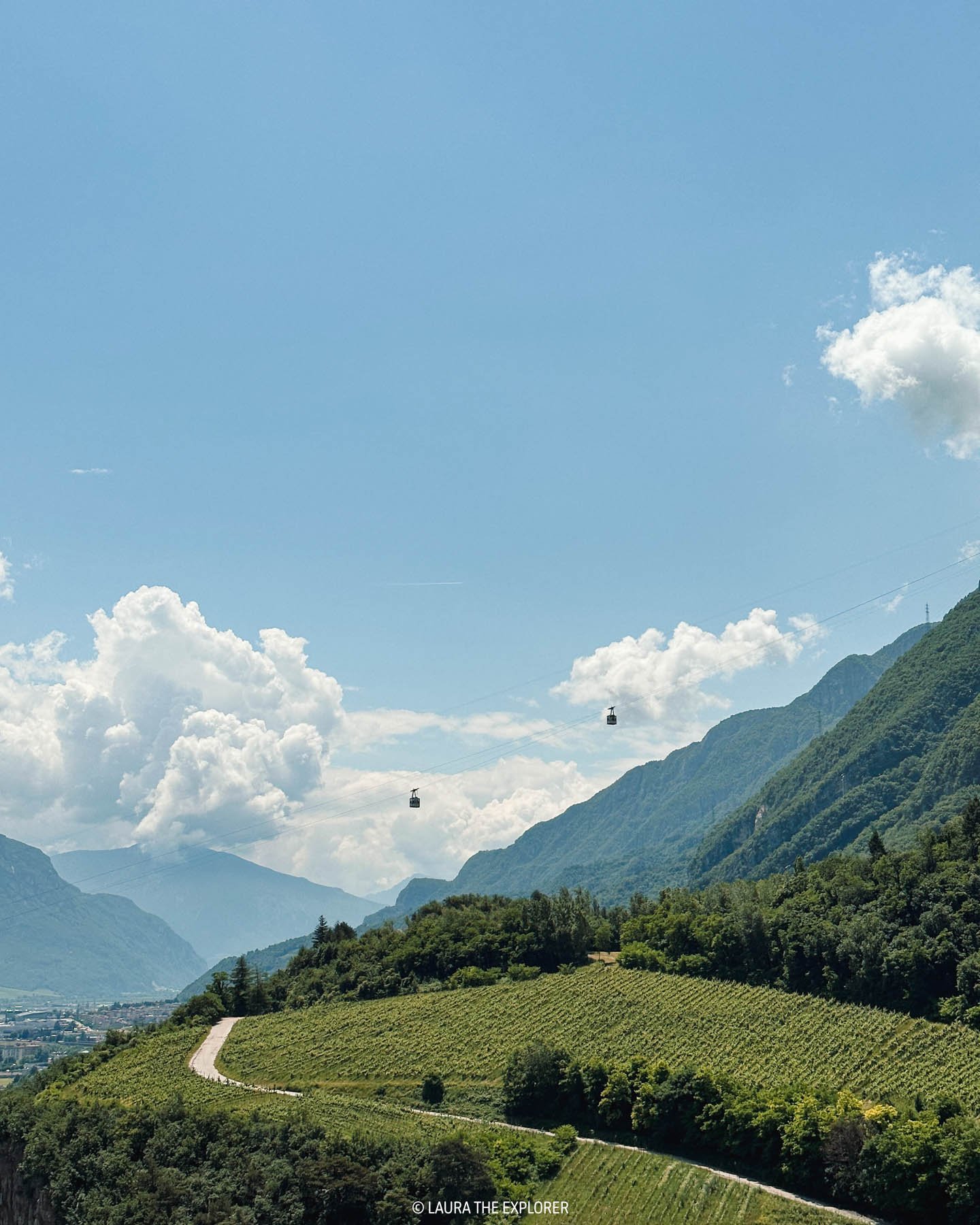 the funicular from trento to sardagna