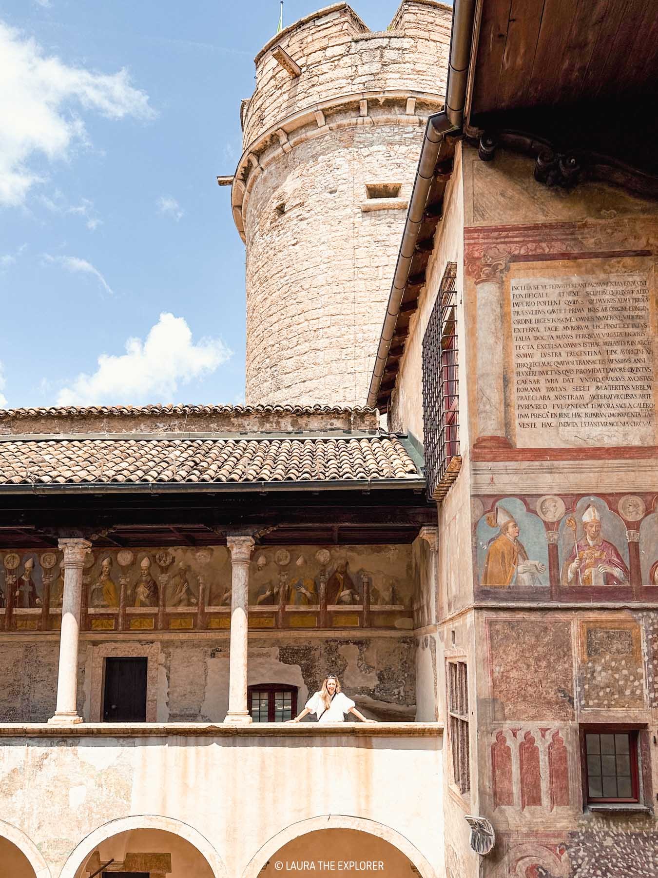 laura the explorer in castel buonconsiglio