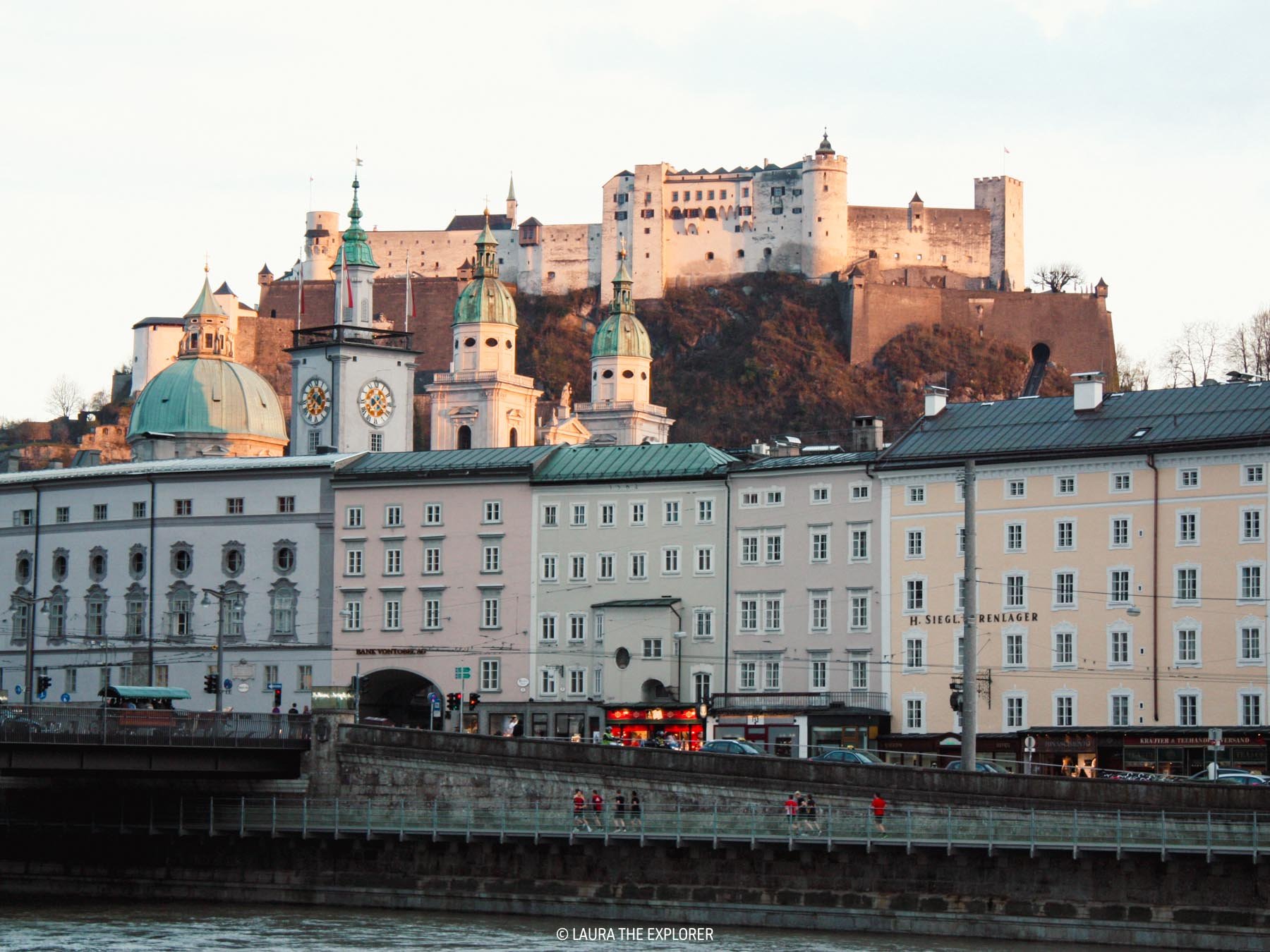 sunset in salzburg