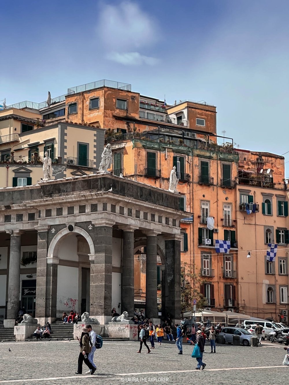 people in piazza del plebiscito