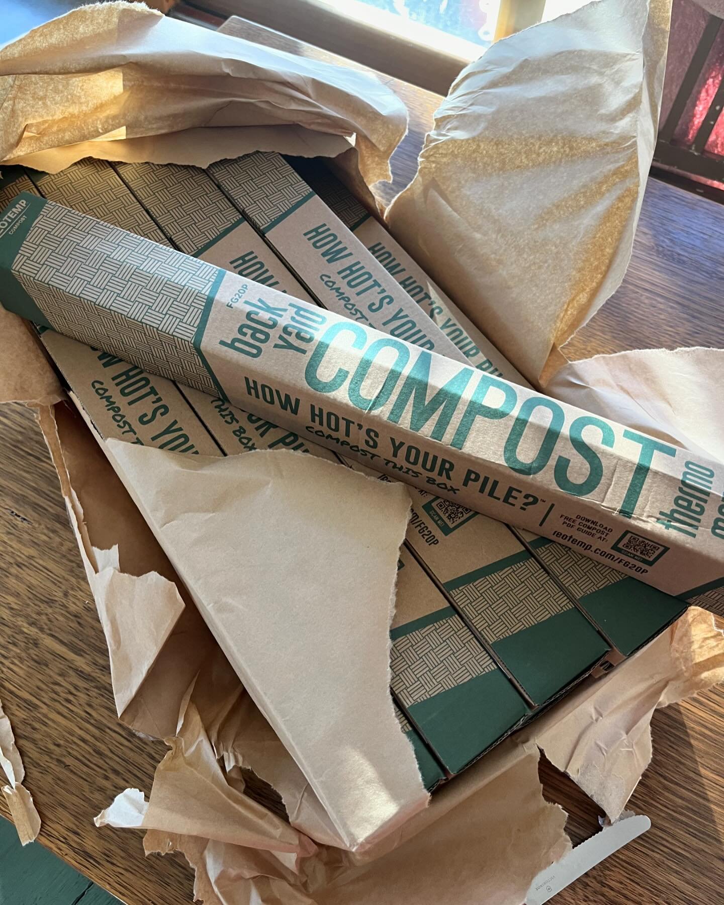 Perfect timing! Our order of @reotempinstruments compost thermometers has arrived. Ready for our next gen of YIMBY Community Composters to start establishing their hubs by meeting their neighbours, getting donations of kitchen scraps &amp; transformi