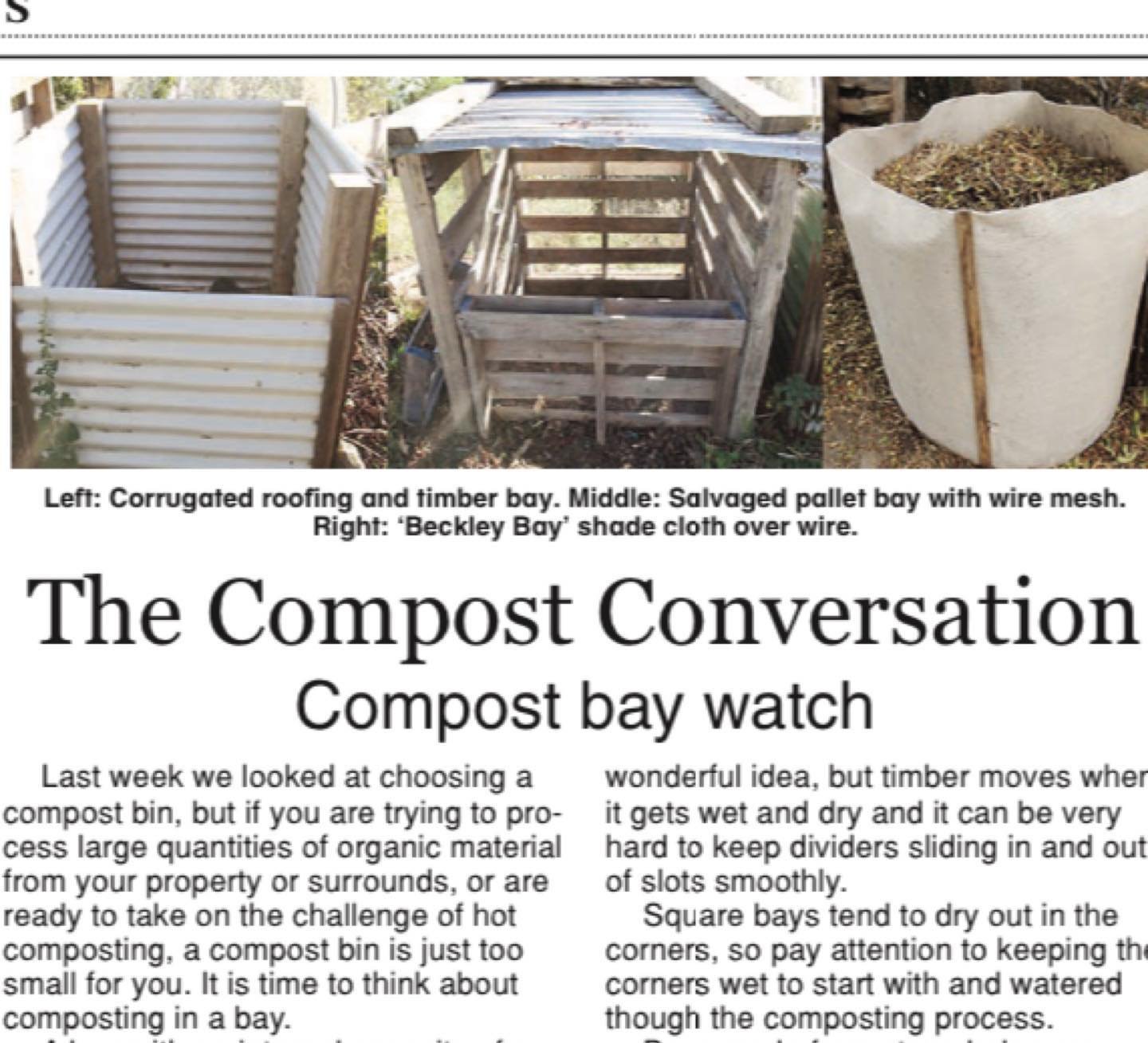#37 the conversation continues about different types of compost bays, the pros and cons, but above all else, the quality of the compost recipe remains the key ingredient. 
#full article on our website. #yimbycompost