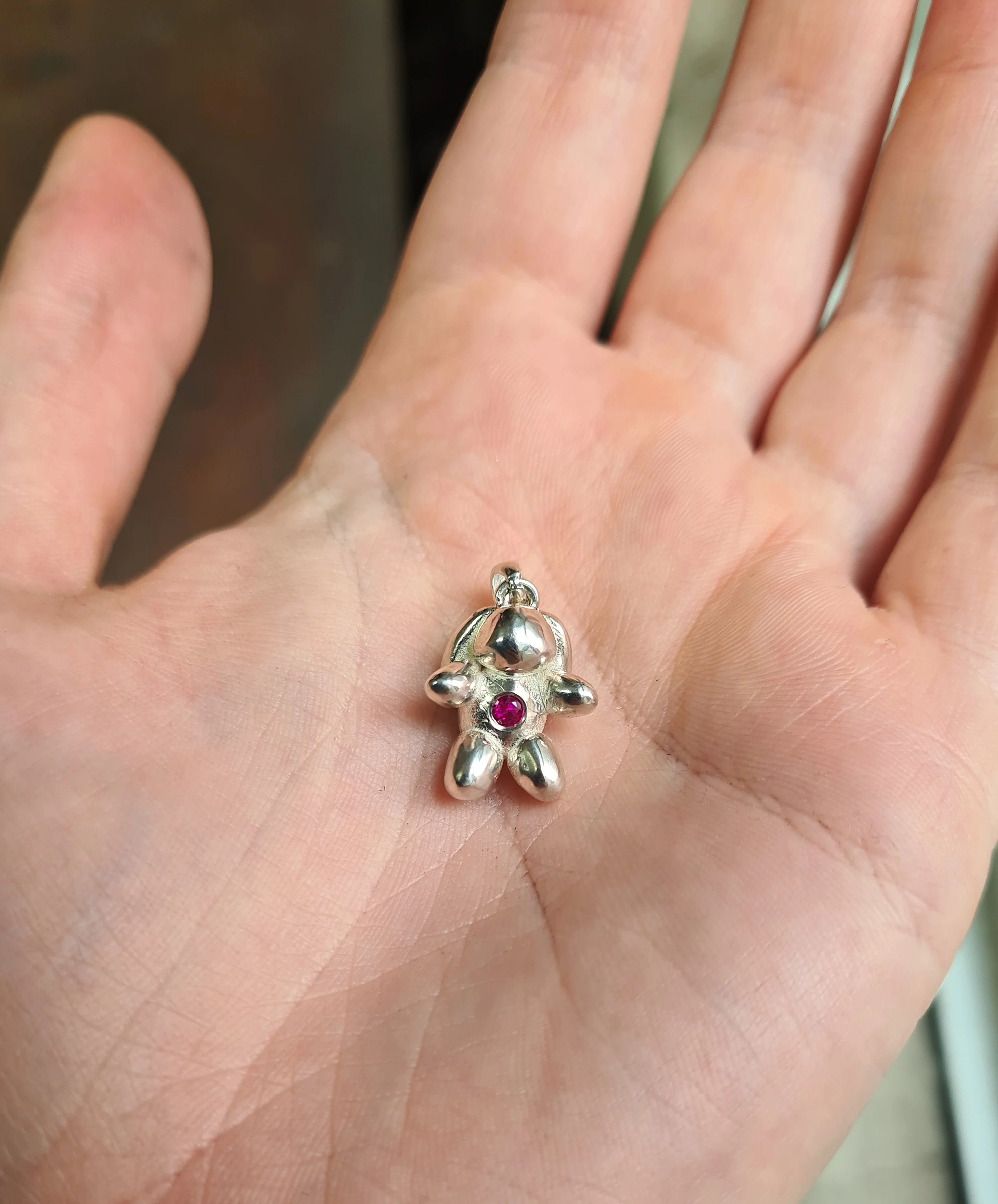 Baby Bunny Pendant by Ruckus Rat