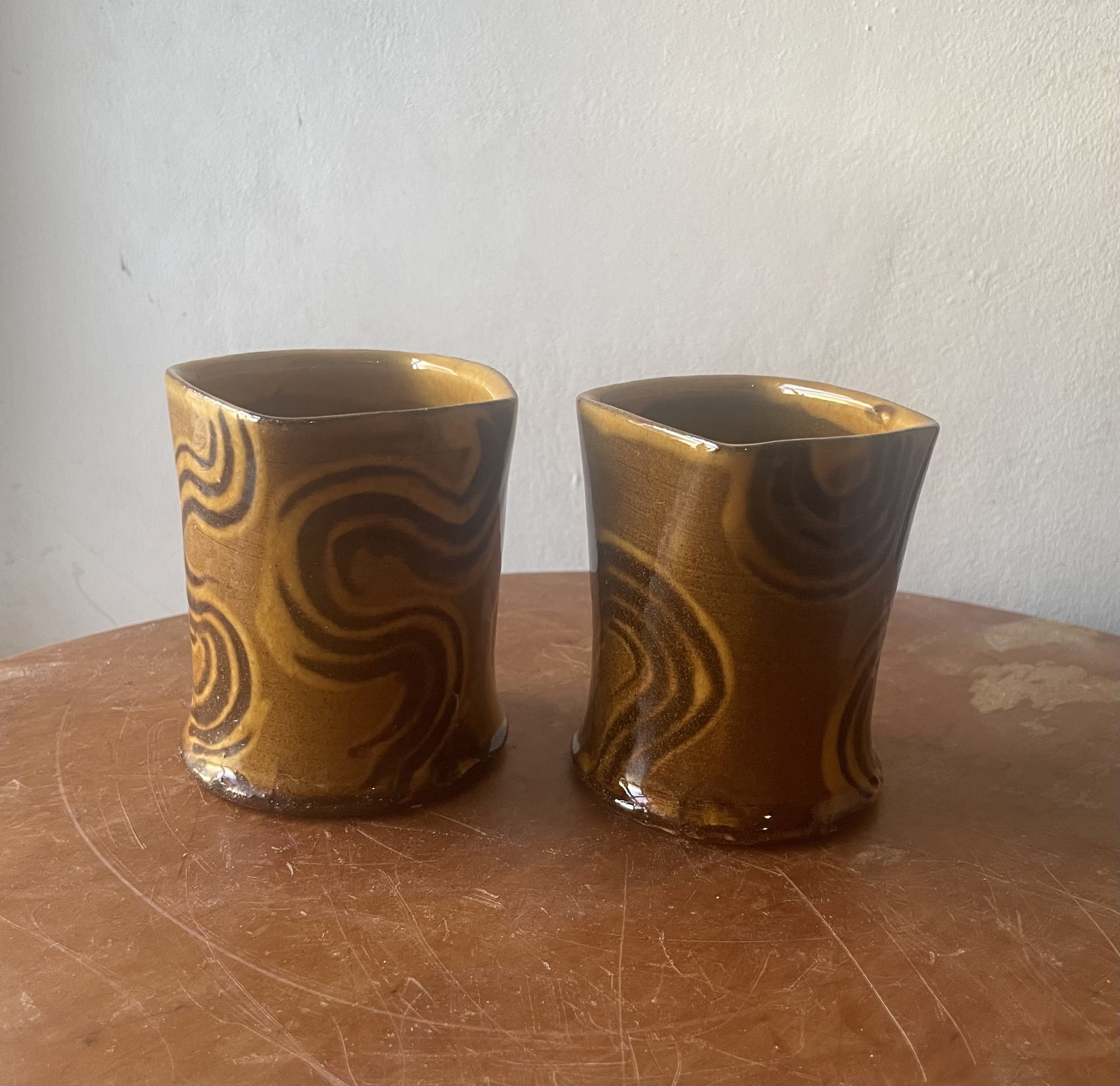 Pair of mulled wine tumblers