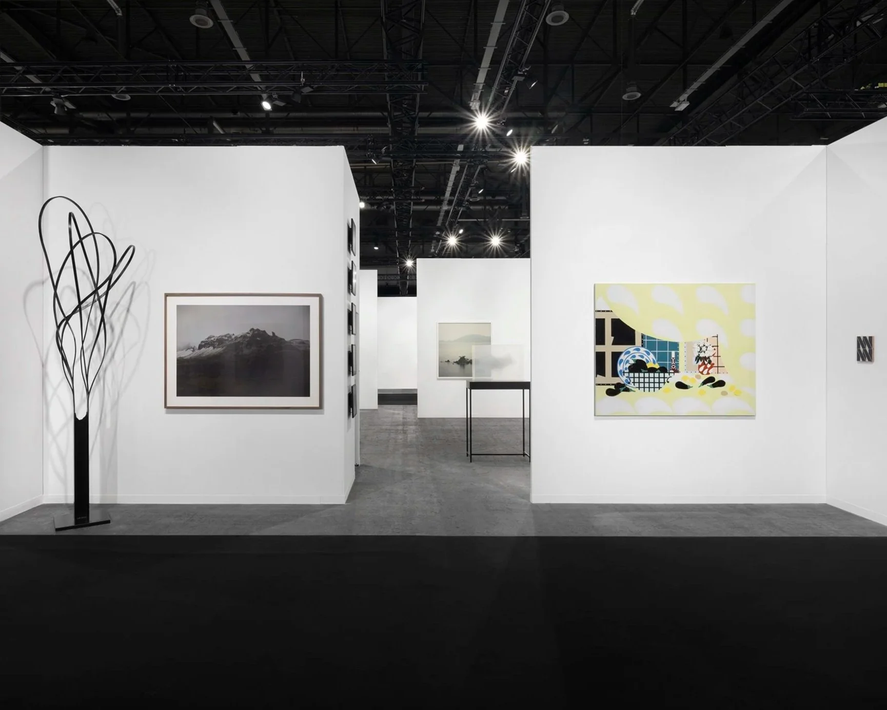 Art Genève 2023 - Xippas Gallery. Ridge in Snow, Large print edition.