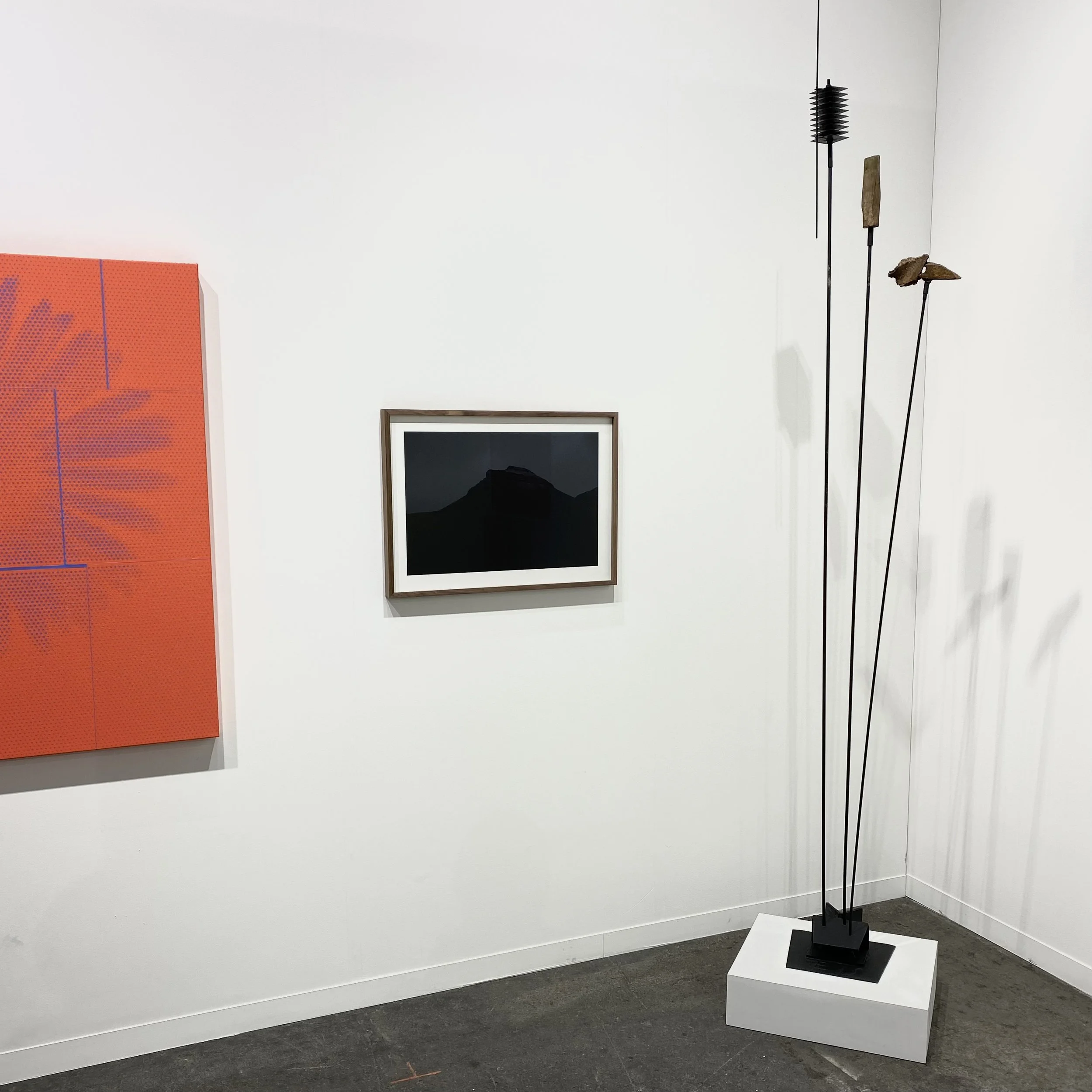 Art Genève 2022 - Xippas Gallery. Mountain Top with Snow and Fade to Black.