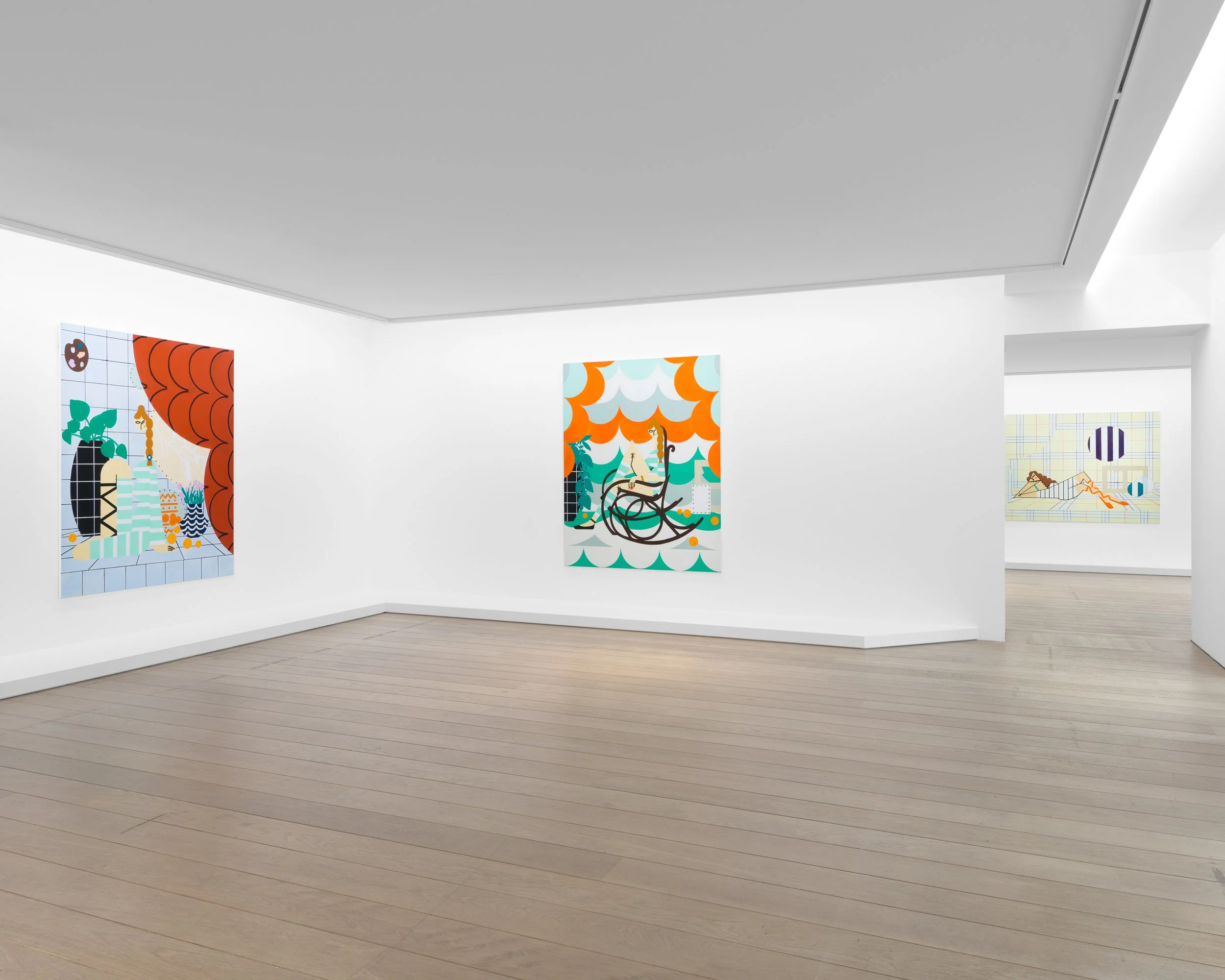 Musée National Picasso Paris - Farah Atassi exhibition installation - photo: Matt Bohli