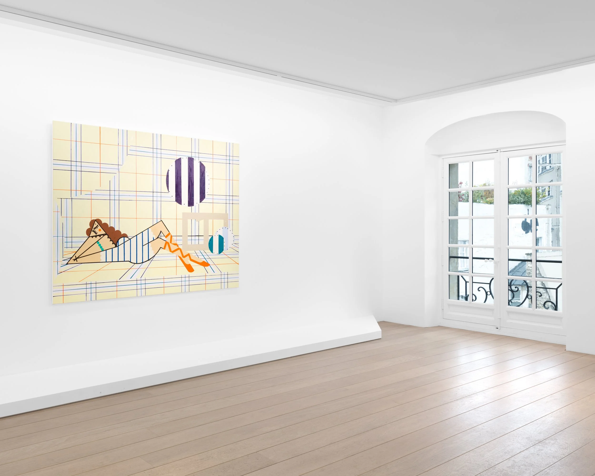 Musée National Picasso Paris - Farah Atassi exhibition installation - photo: Matt Bohli