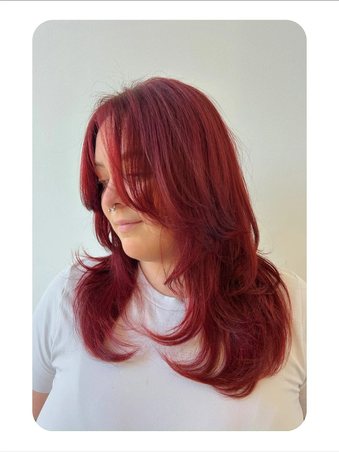 Cut &amp; style by @myhairbymadison &hearts;️ 

BOOK IN BIO 💌 for your style dreams come true by Madison! 

#styledcut #styledhair #tothewoods #chapelhillhair #nchairsalon #nchair #hairgoals #stylistappreciation