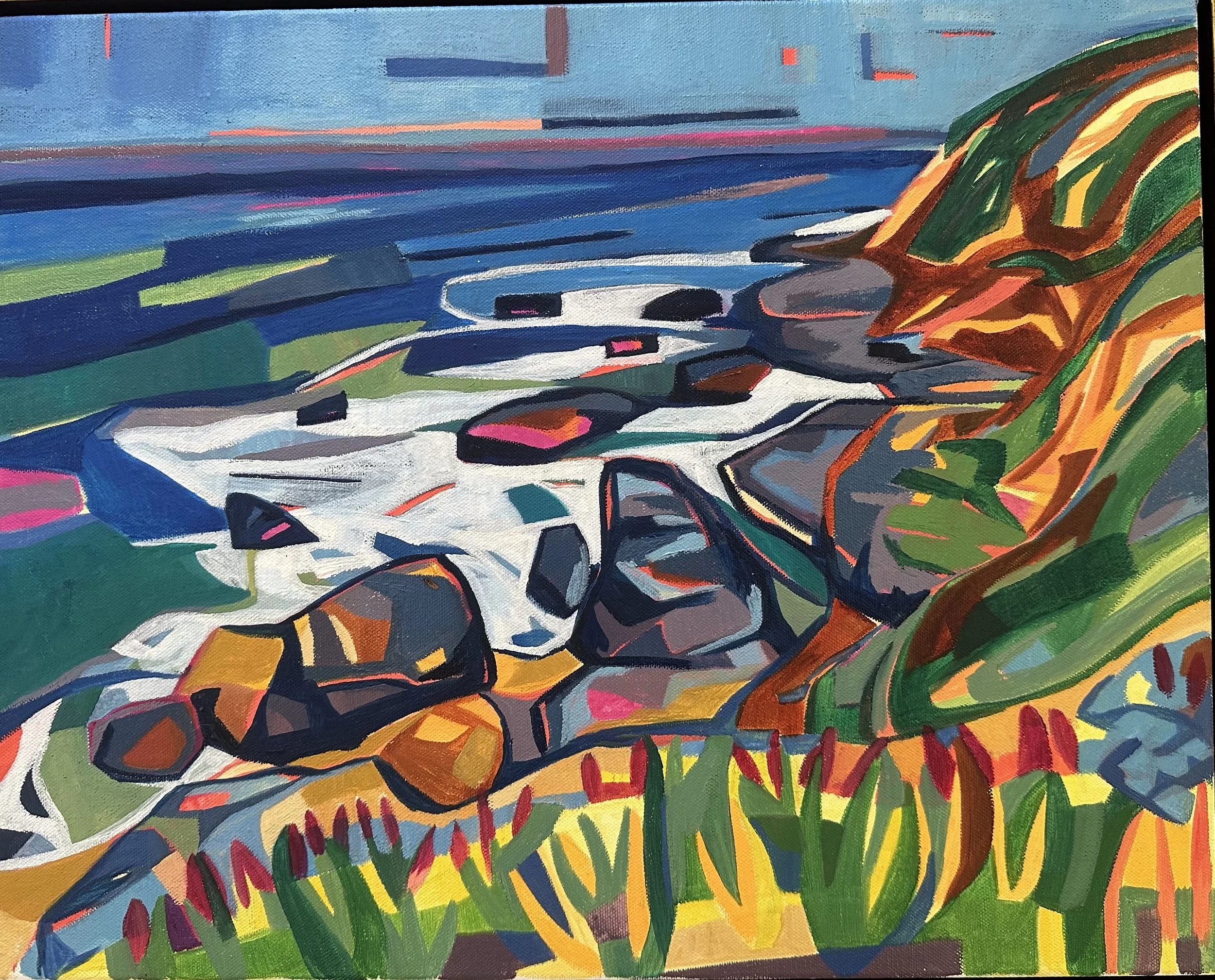 Point Reyes, California, 16"x20", oil on canvas