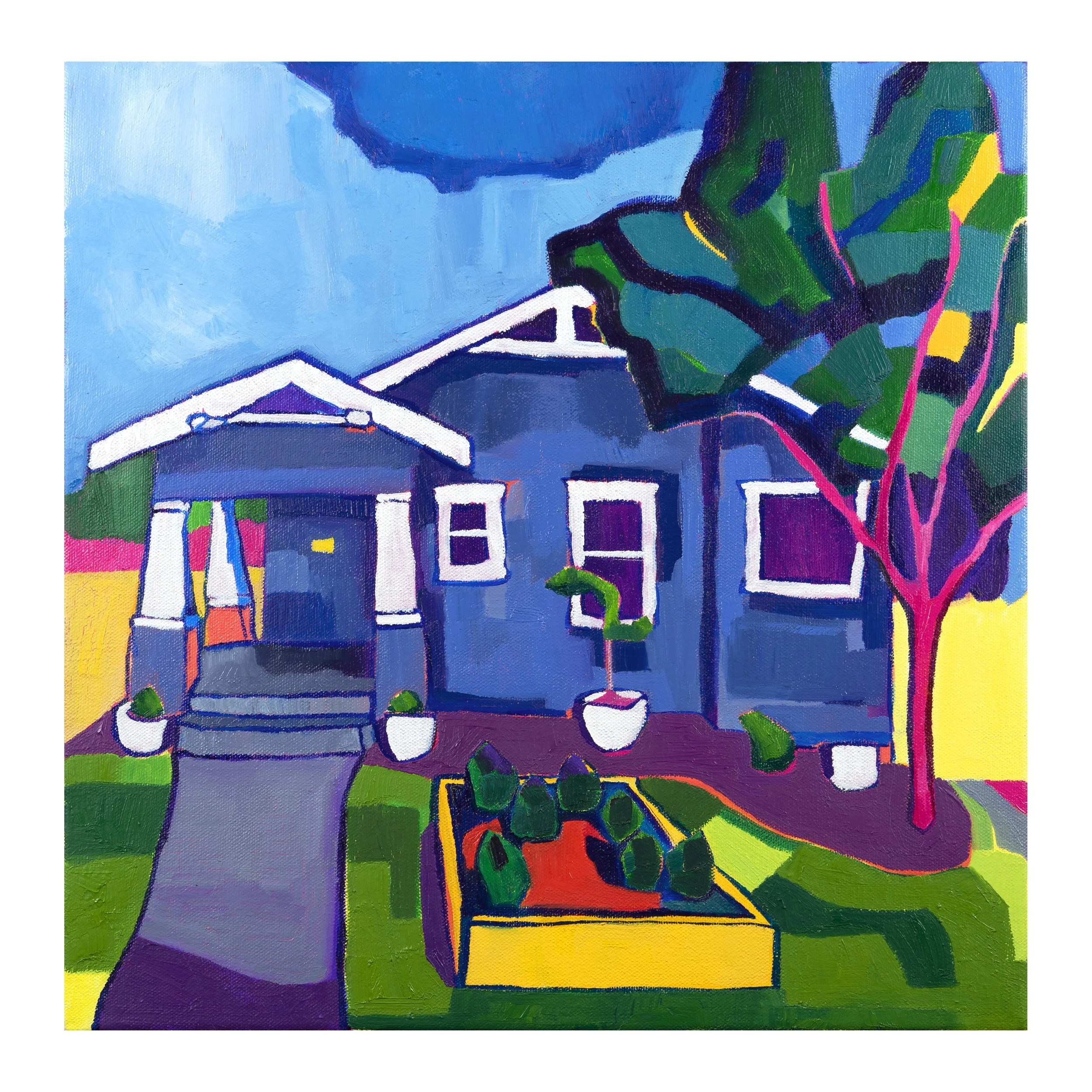 San Diego home, front view, 2021