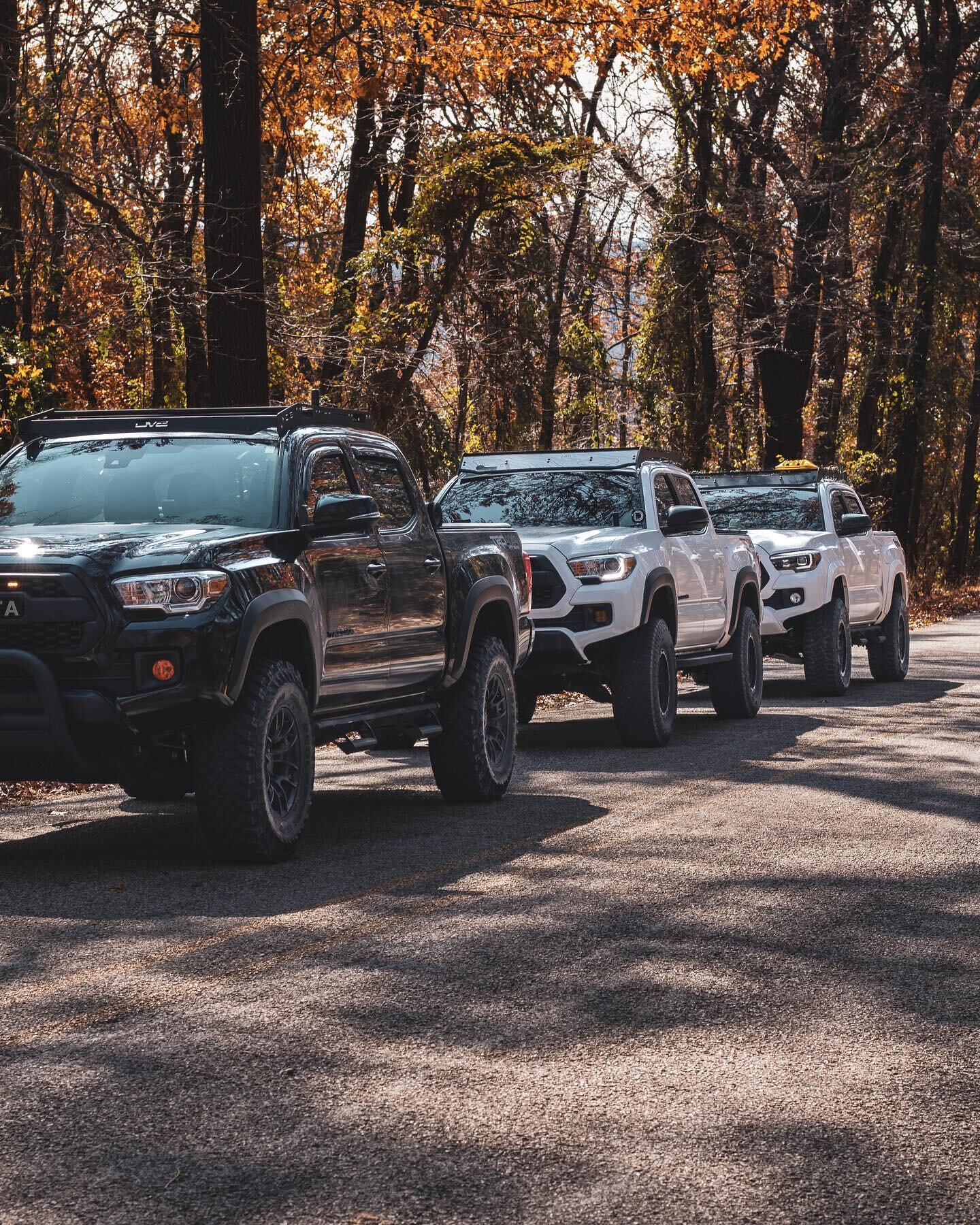 Had an awesome time on the trails yesterday with @trixiethetacoma &amp; @tacomafamily - got to put the @yokohamatire Geolandars to the test. While it&rsquo;ll take some time to get used to mud tires, they were great out in the Ozarks. 

&mdash;&mdash