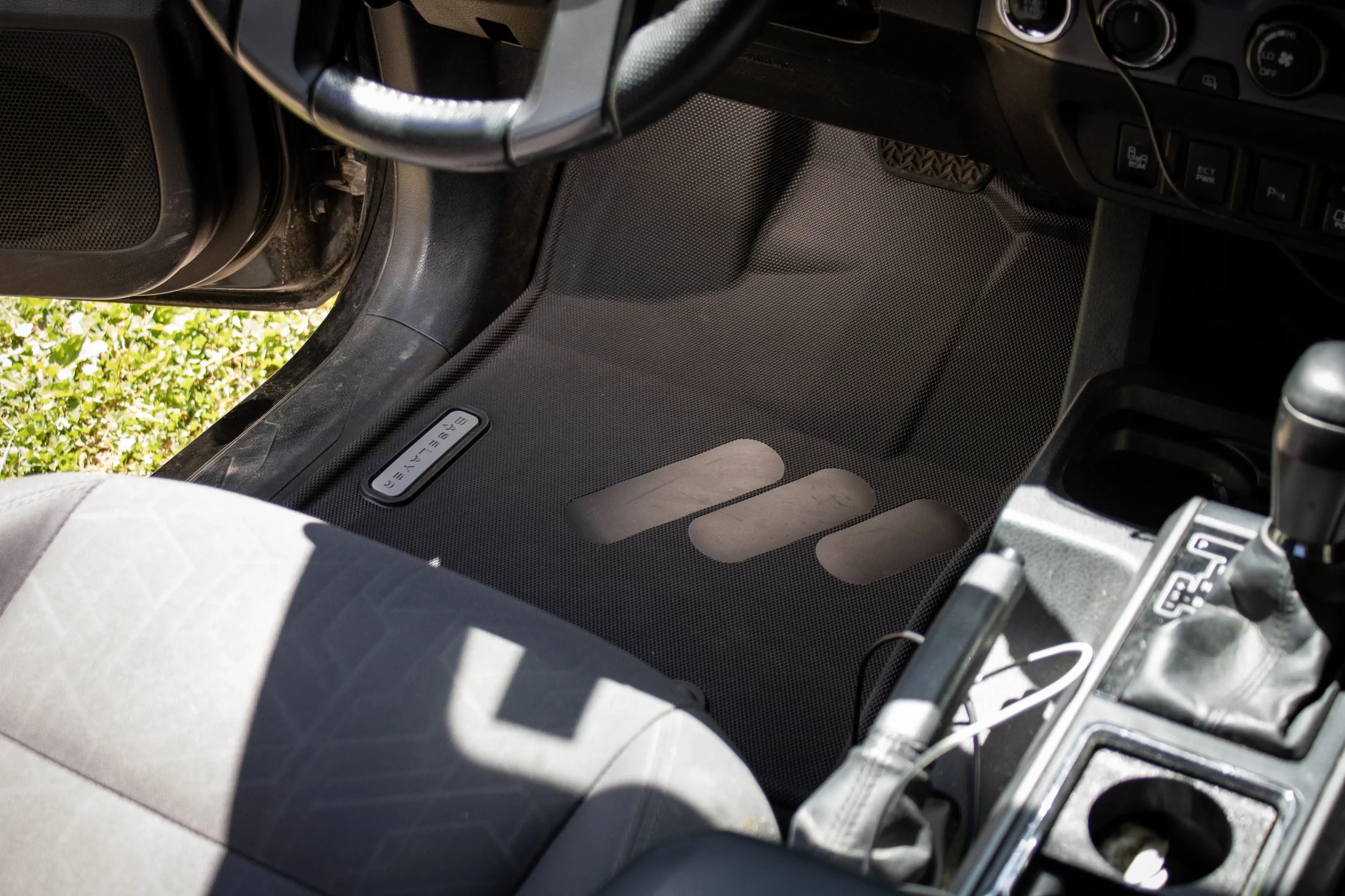 Baselayer labs all weather floor mats in Toyota Tacoma interior