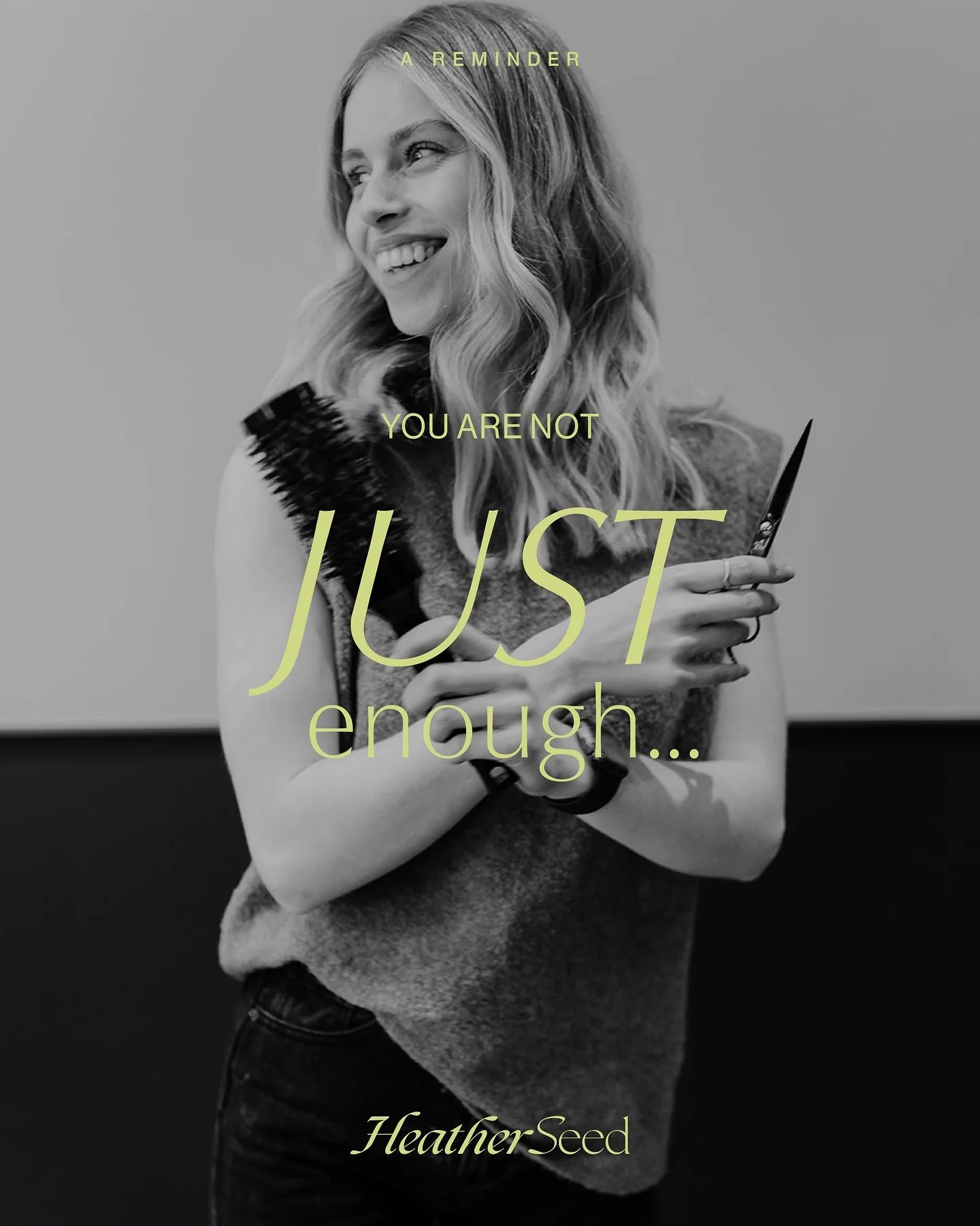 Just a reminder that although you might not feel it, the version of you right now is 👌🏼

We are human, we crave real, no bullshit connection. So never feel that you&rsquo;re not &lsquo;polished&rsquo; enough not &lsquo;professional&rsquo; enough.  