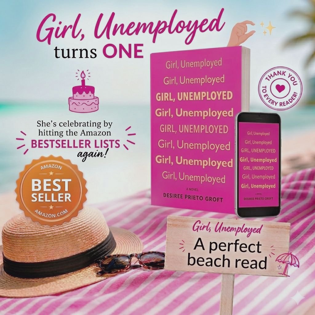 Thank You, Readers! One Year Later and Girl, Unemployed Still Making Bestseller Lists…