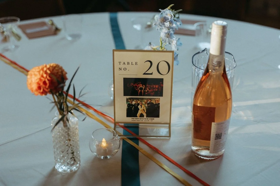 Wedding reception rentals and decor