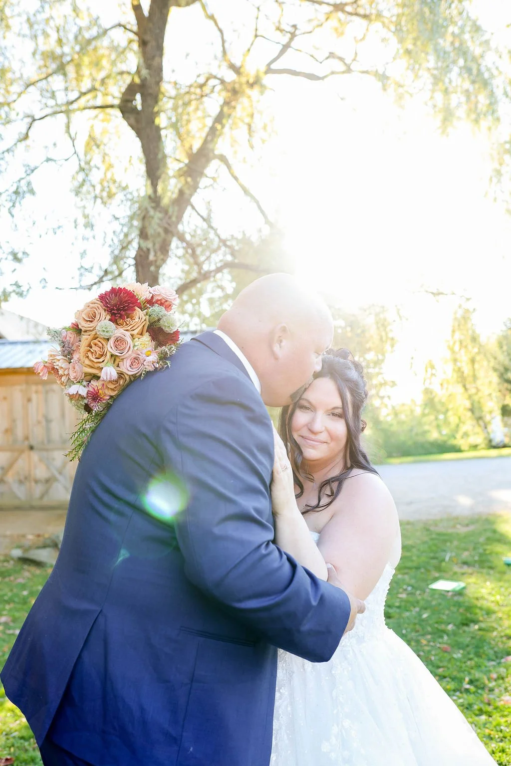 Vermont newlyweds, wedding planning timeline for wedding portraits.