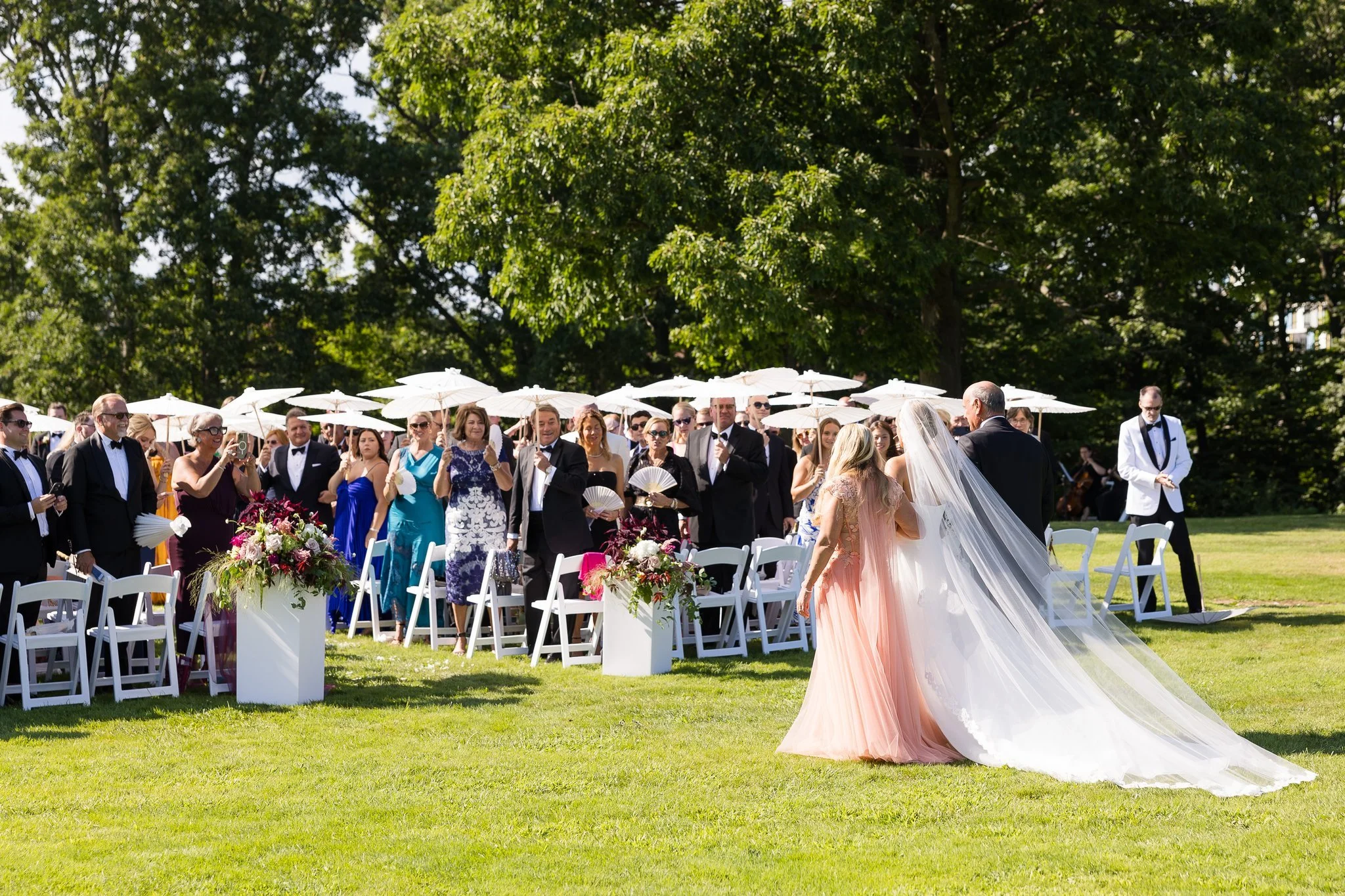 Vermont wedding ceremony coordinated and planned by Vermont Event and Wedding Rentals