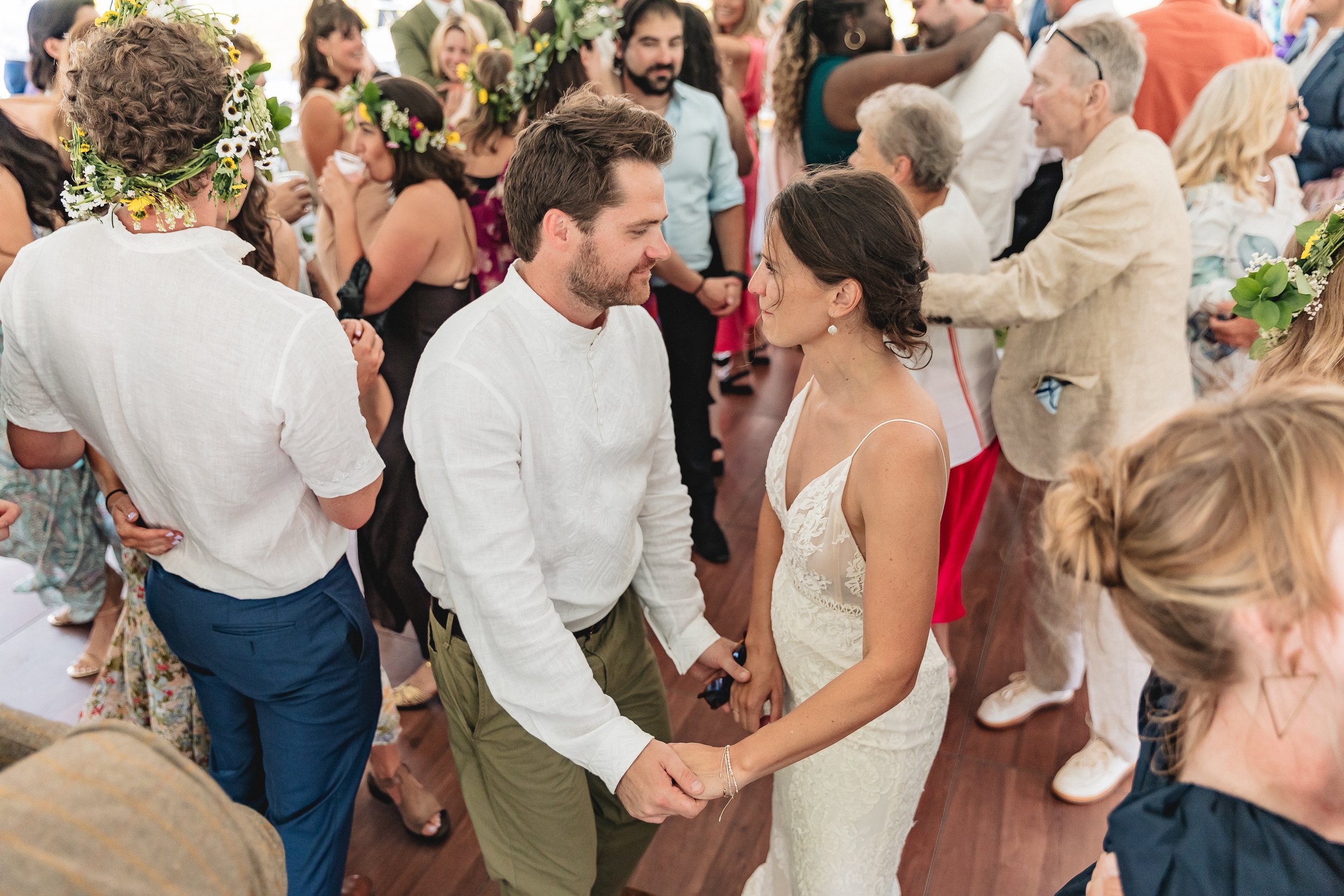 Outdoor Vermont wedding reception rentals