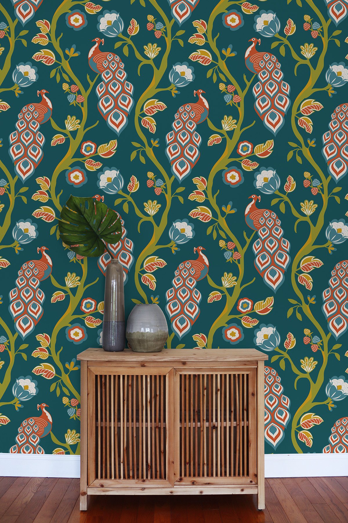 Jewel-Toned Wallpaper Is Back: Why Dark Grounds Are the New Neutral