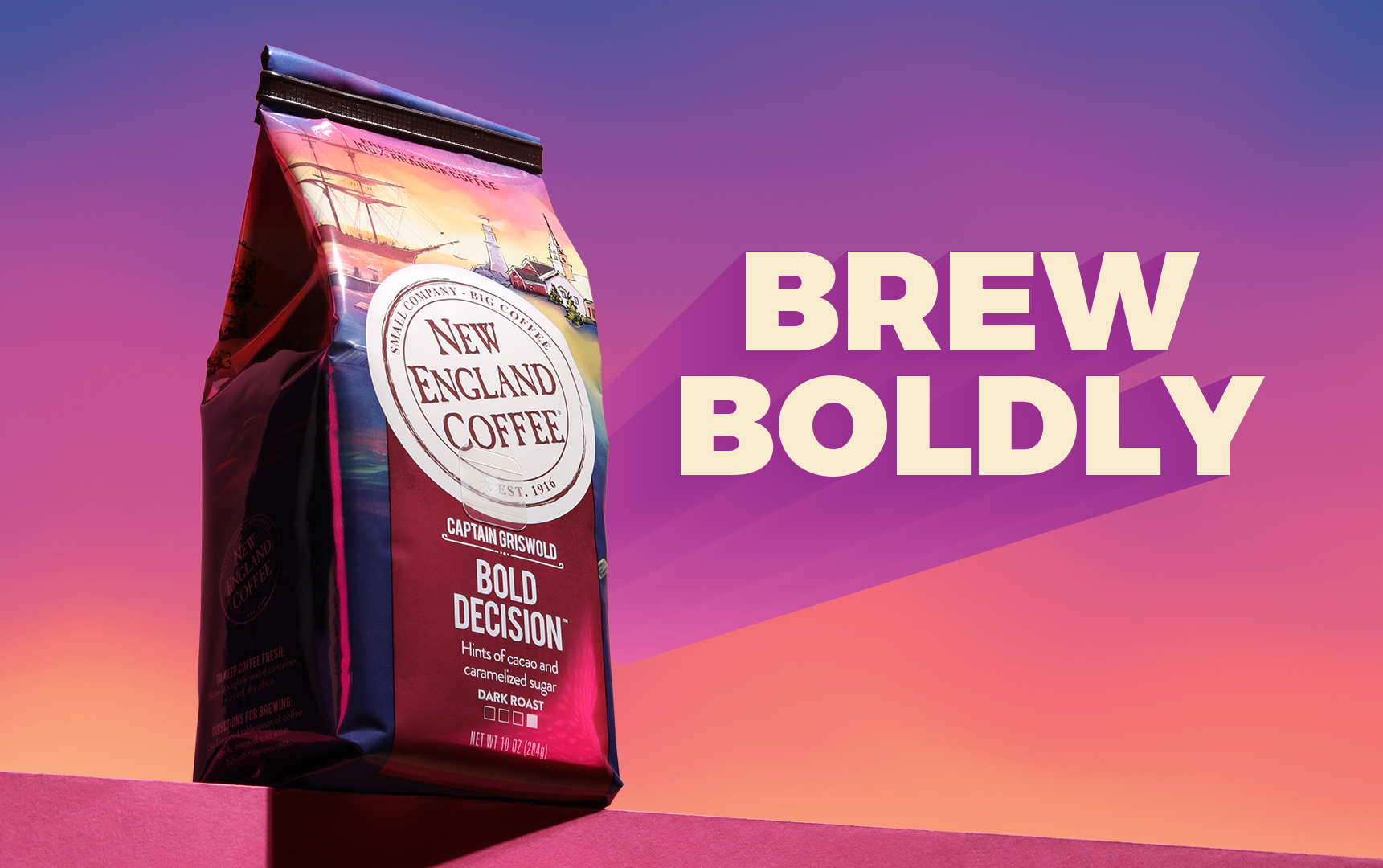Brew Boldly | New England Coffee