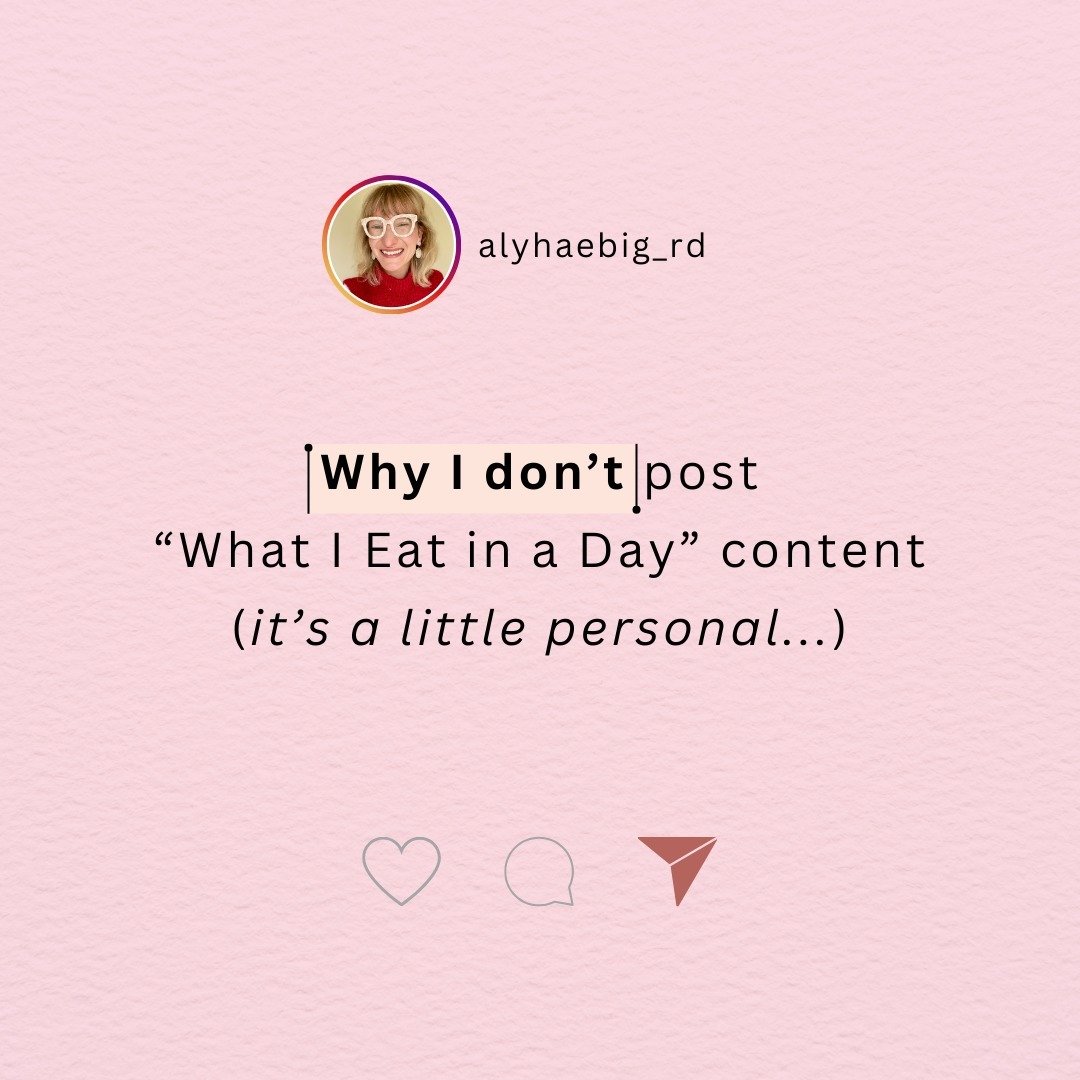 📖Buckle up, it's (semi-personal) storytime! 😅

Being a registered dietitian means always confronting the assumption that I have an answer to the question &quot;What should I eat?&quot; Here's a big reason why my answer will, forever &amp; always, b