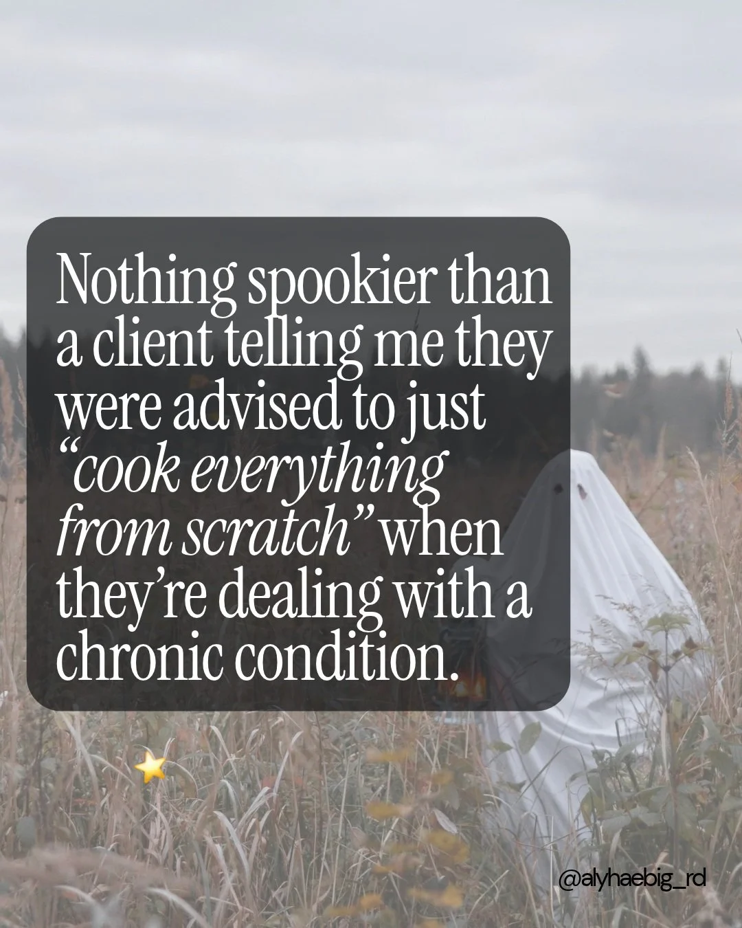 It's just that easy, huh? 💀

If you're struggling with a chronic condition, chances are even buying groceries is a momentous task, let alone cooking daily.

When you're already feeling overtaxed by your body, the solution has to be about making food