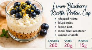Lemon Blueberry Ricotta Protein Cup