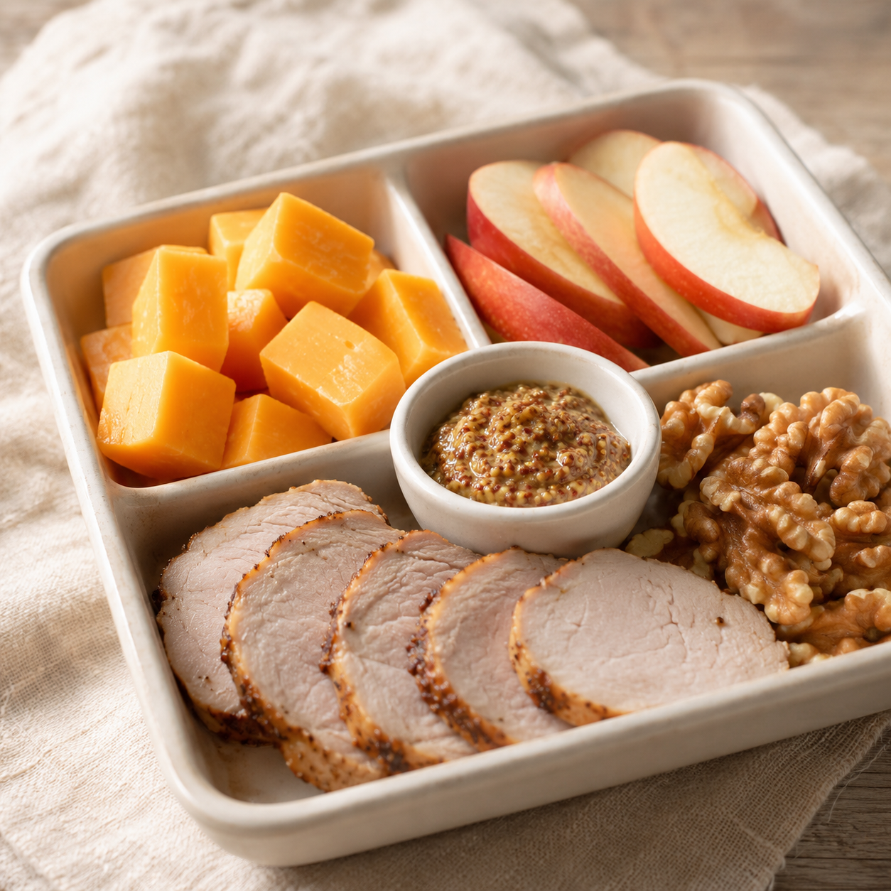 Apple Cheddar Protein Box