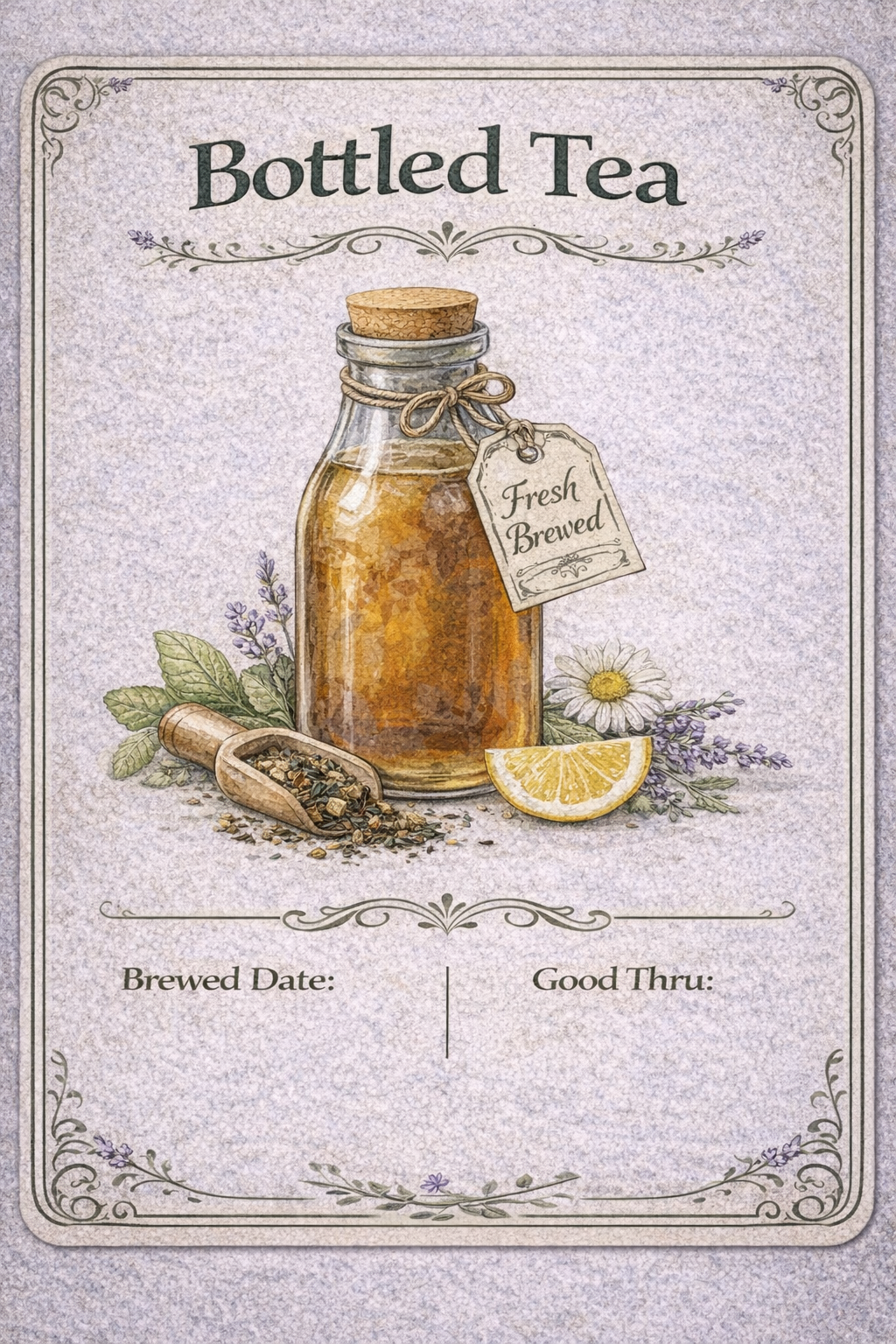 Bottled - Cold Brewed Tea