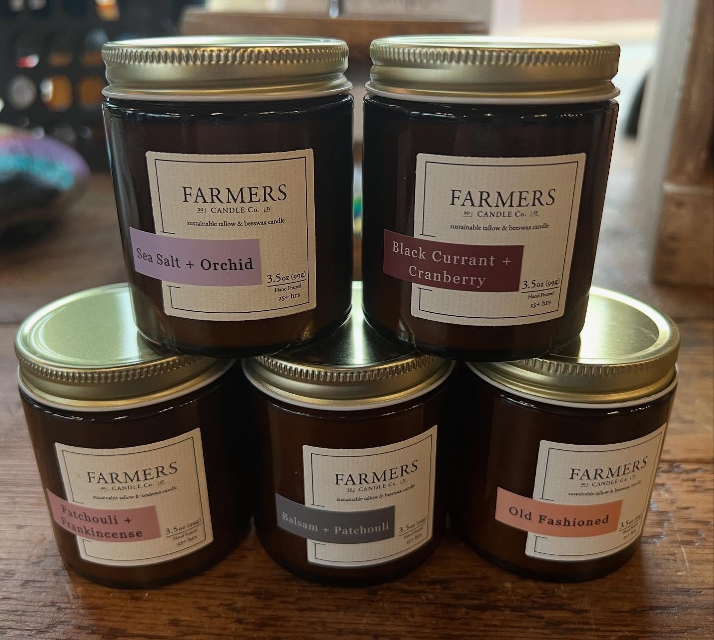 Beeswax and beef tallow candles from @farmerscandleco are a great clean candle that also burns longer than most other candles.