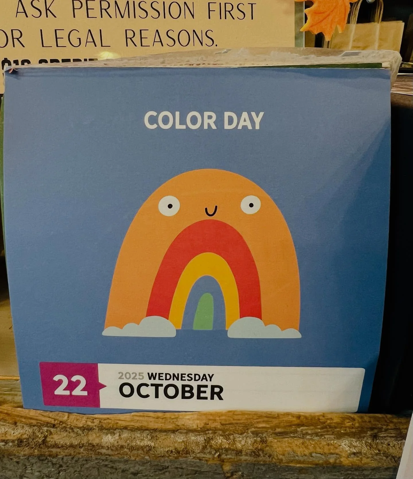 It might be dreary outside today, but it&rsquo;s always colorful inside our shop! Open until 6pm today. 🌈