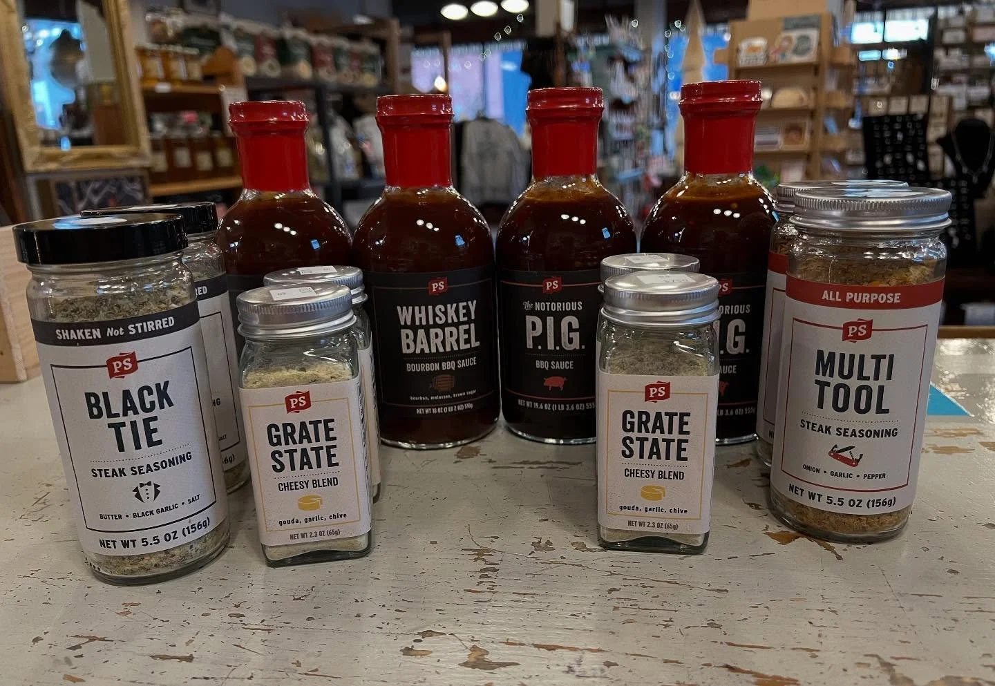Lots of favorites from @psseasoning restocked today! Just in time for your holiday cooking &amp; gift giving. 🥩🍗🍔🥓🧀