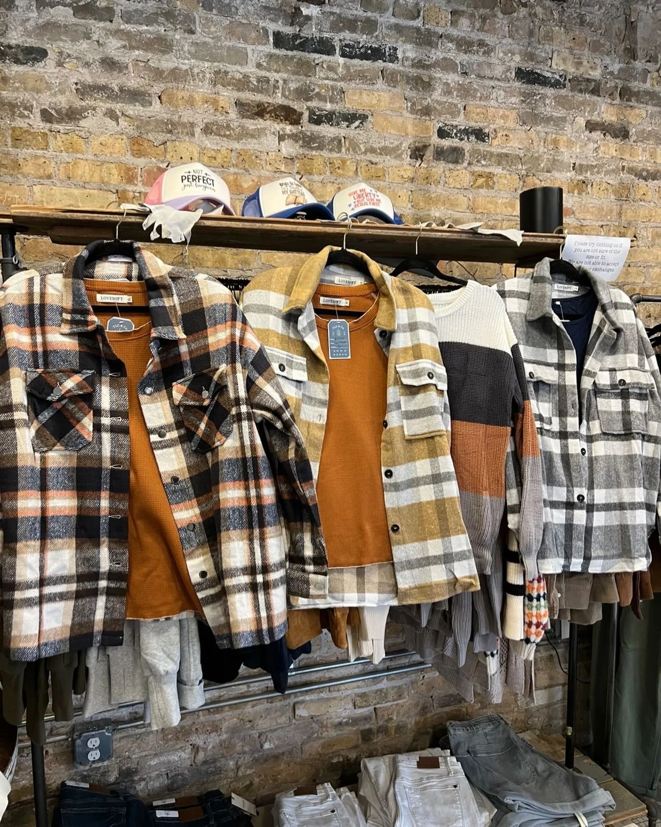 Come and see what all new clothing we have in.