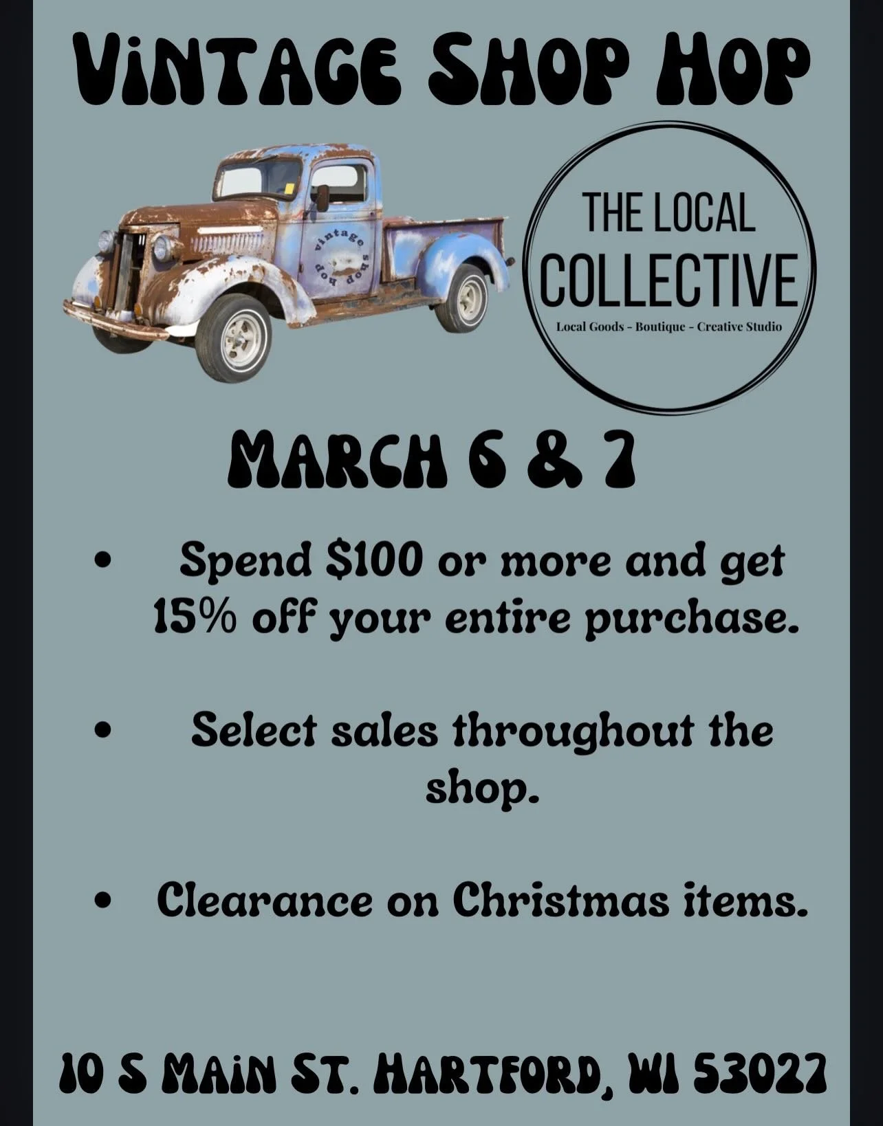 This Friday and Saturday!!! #vintageshophop2026