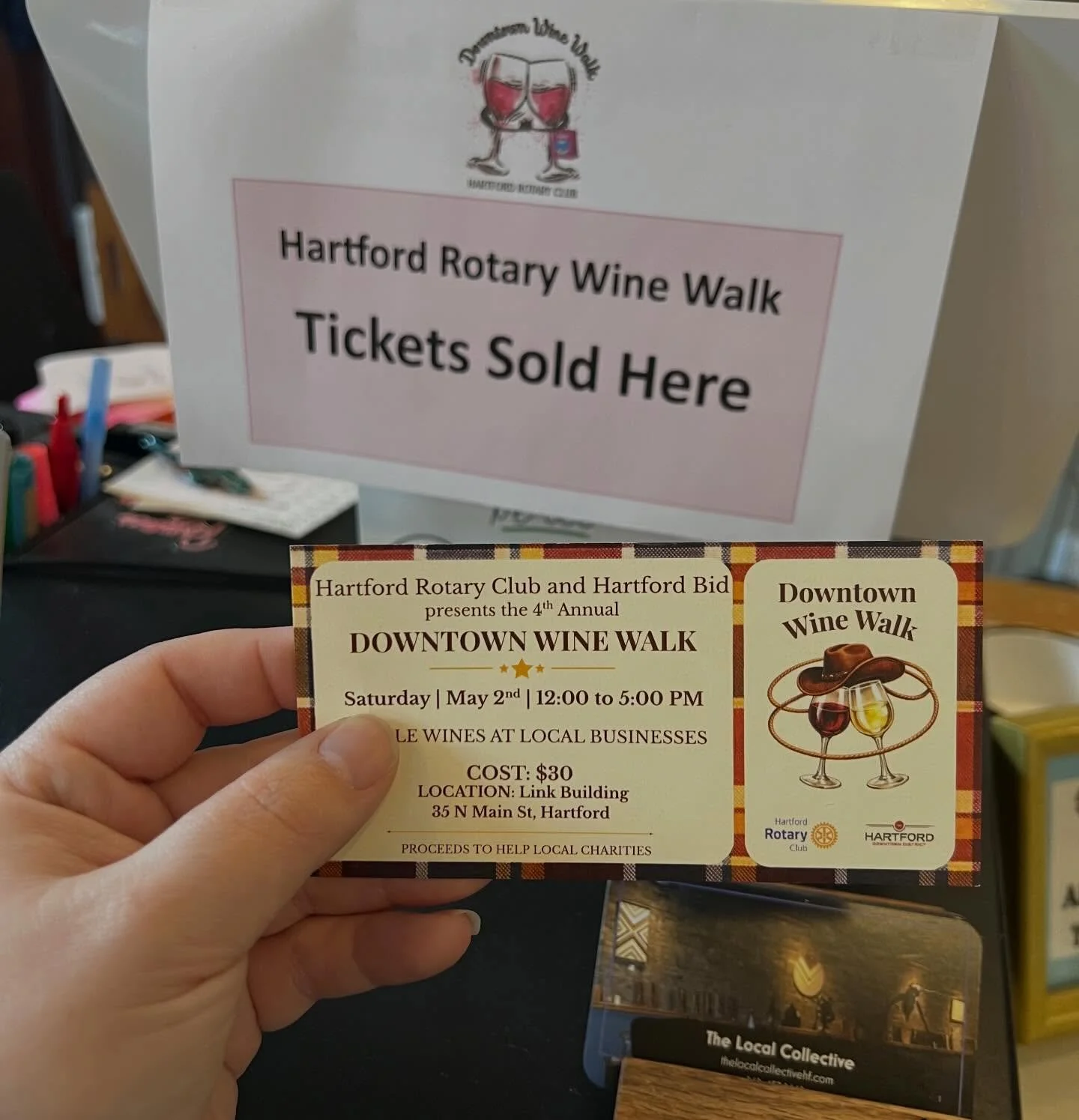 Have you signed up for the wine walk yet?! We have tickets available here for purchase!