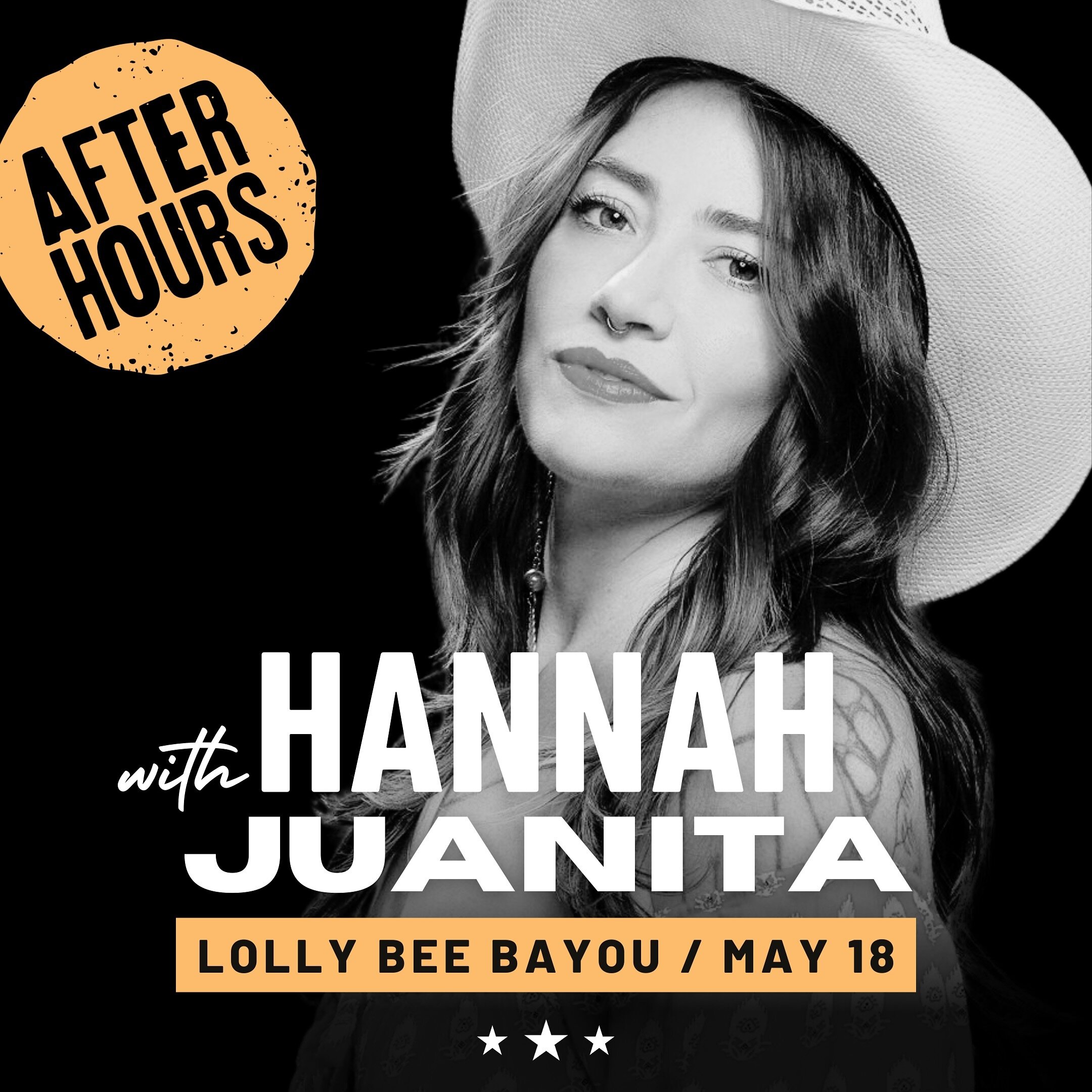 Sound the brays, Walnut is passing over her crown once again - May 18th only - to the new Queen of the Bayou, Hannah Juanita! 👸🏻🐊 We cannot WAIT to have her grace our stage with her sweet lil bayou lovin&rsquo; honky tonk heart!

Don&rsquo;t miss 