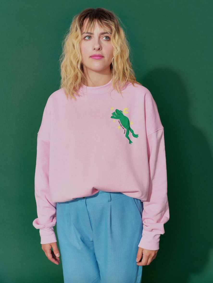 Chandail ''Leap for the stars'' - rose