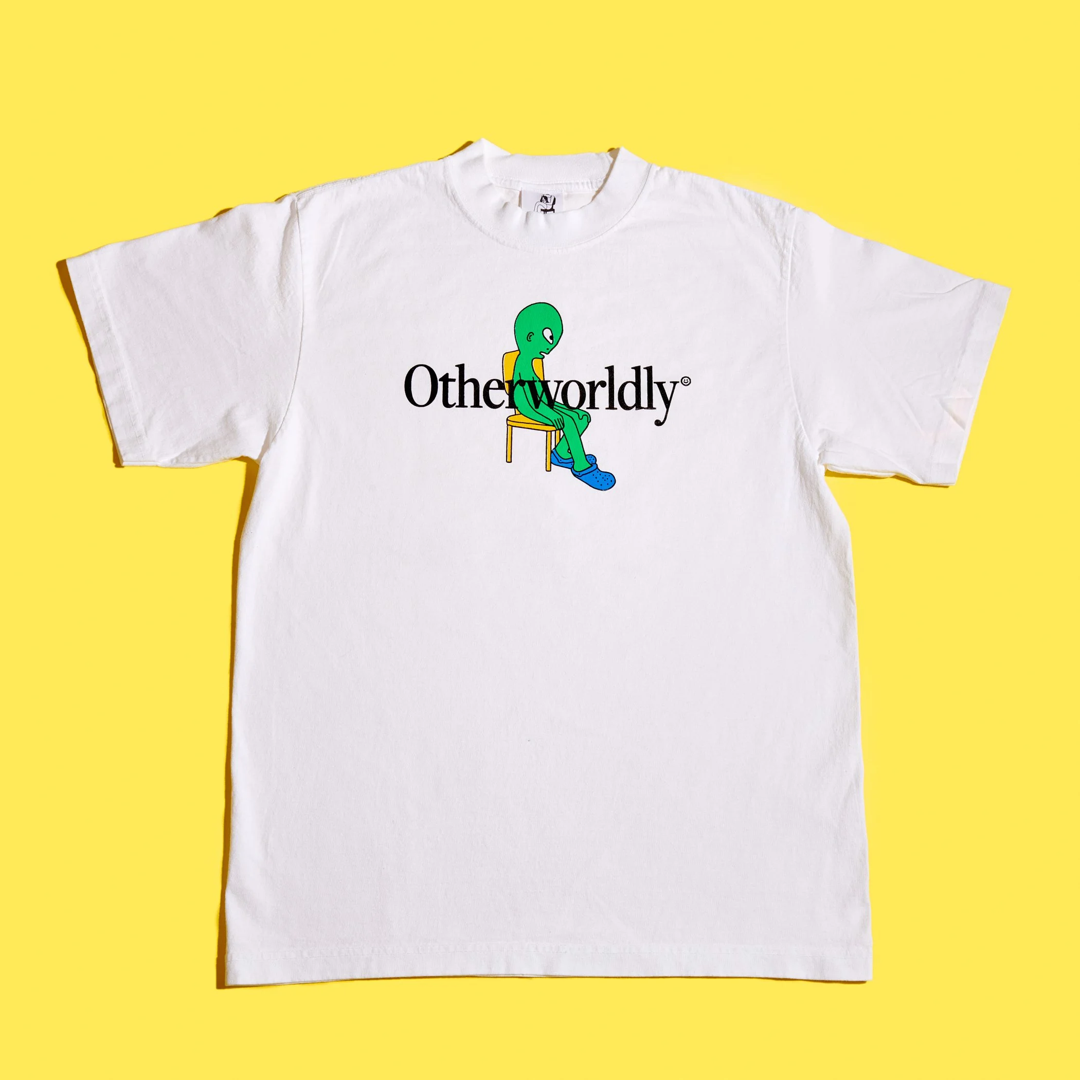 T-shirt boxy ''Otherworldly'' - Blanc