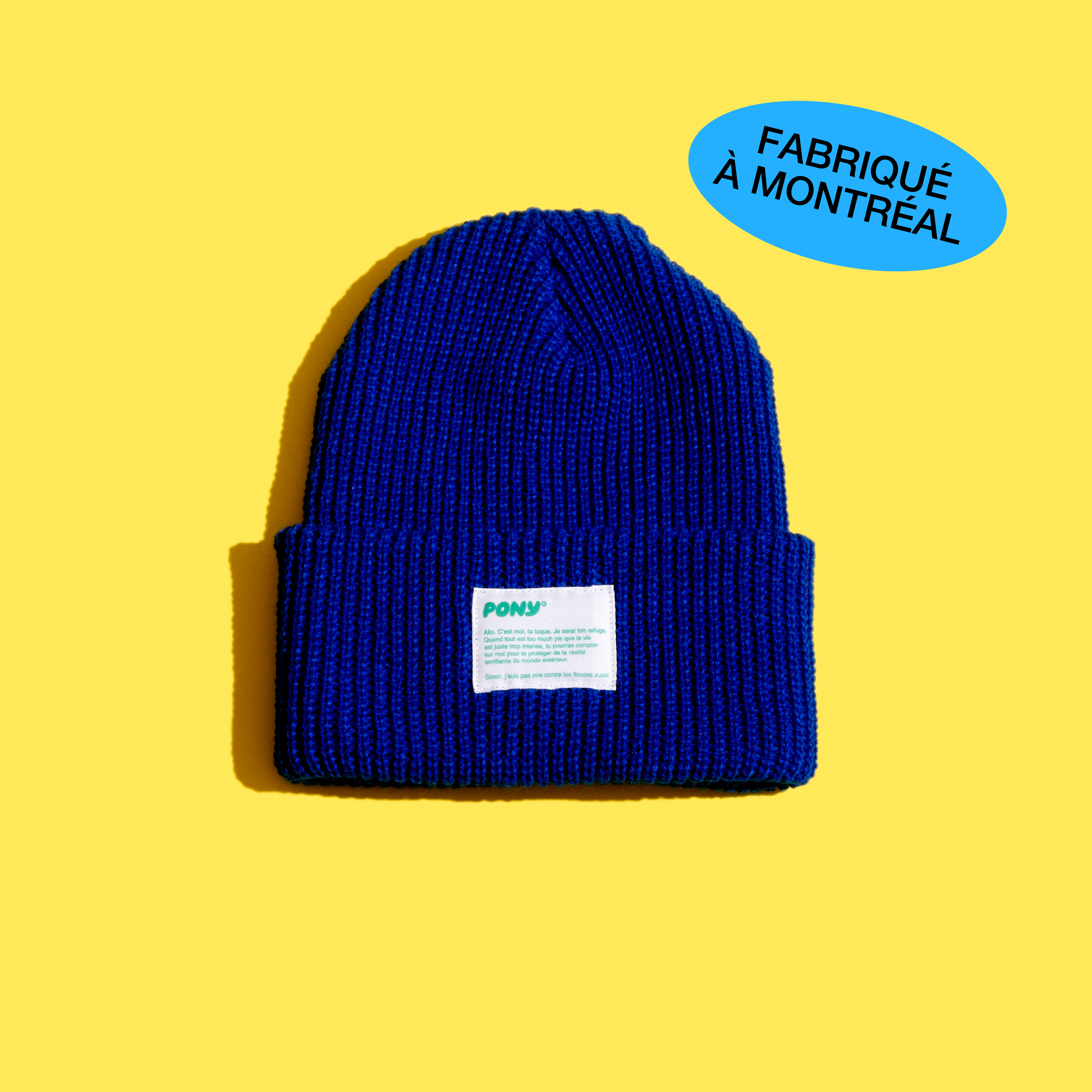 Tuque protectrice - Bleue