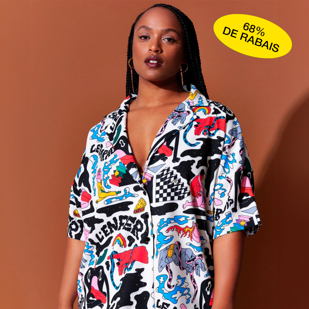 Chemise de vacances surdimensionnée "Purgatoire''