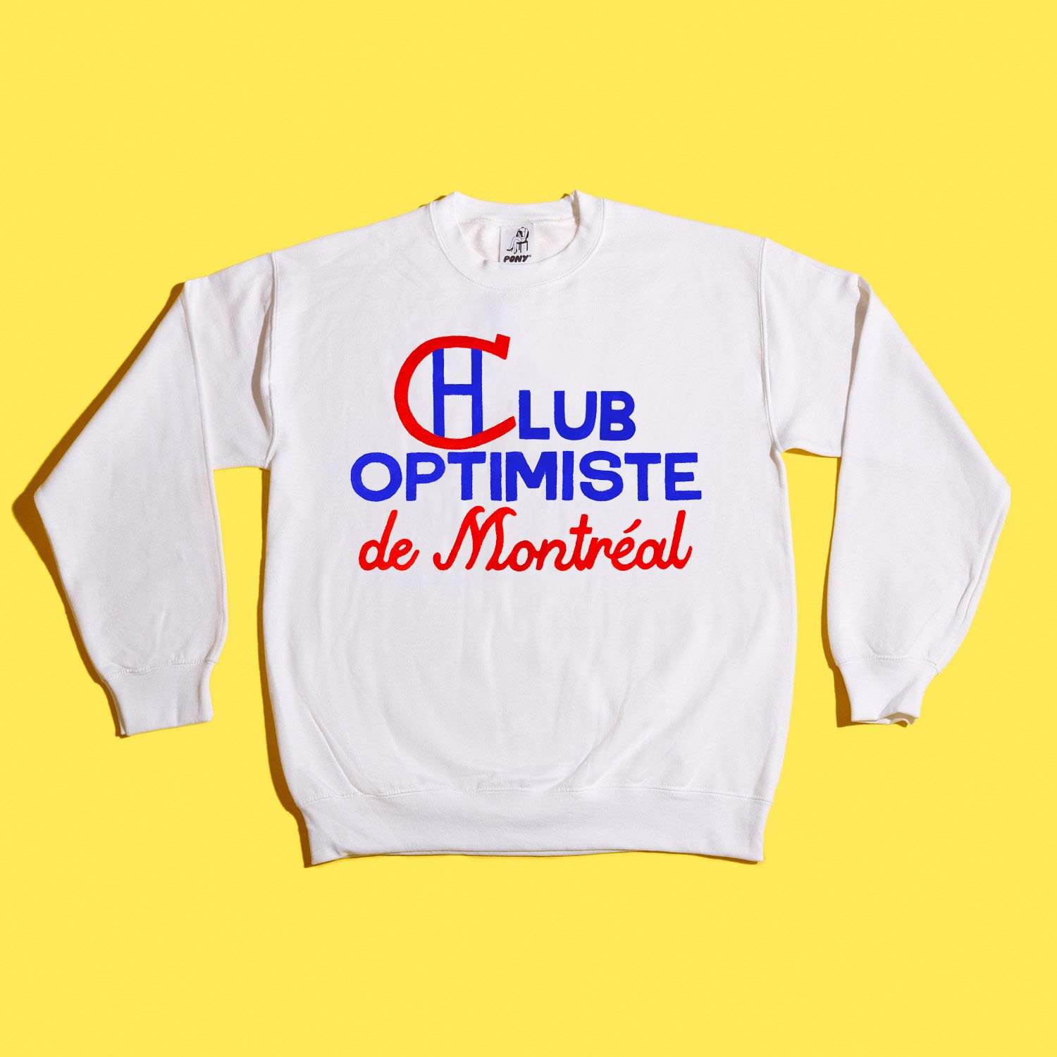 Chandail ''Club Optimiste de Montréal'' - Blanc