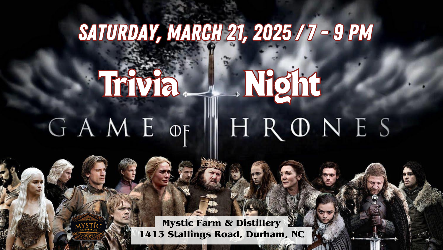 Game of Thrones Trivia Night