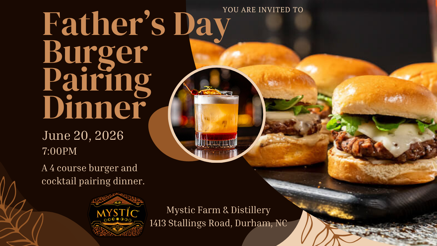 Father's Day Burger Pairing Dinner