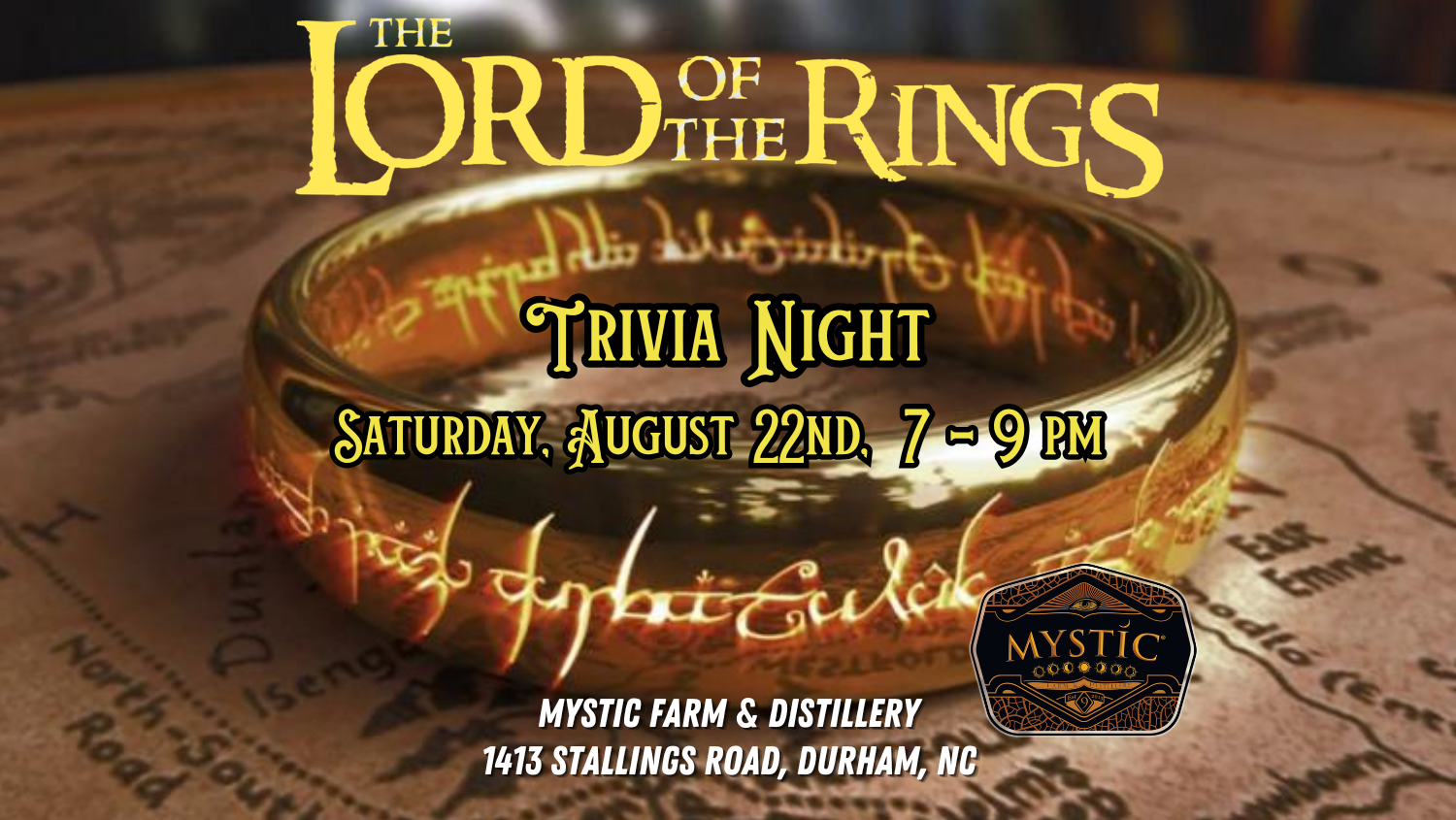 Lord of the Rings Trivia Night