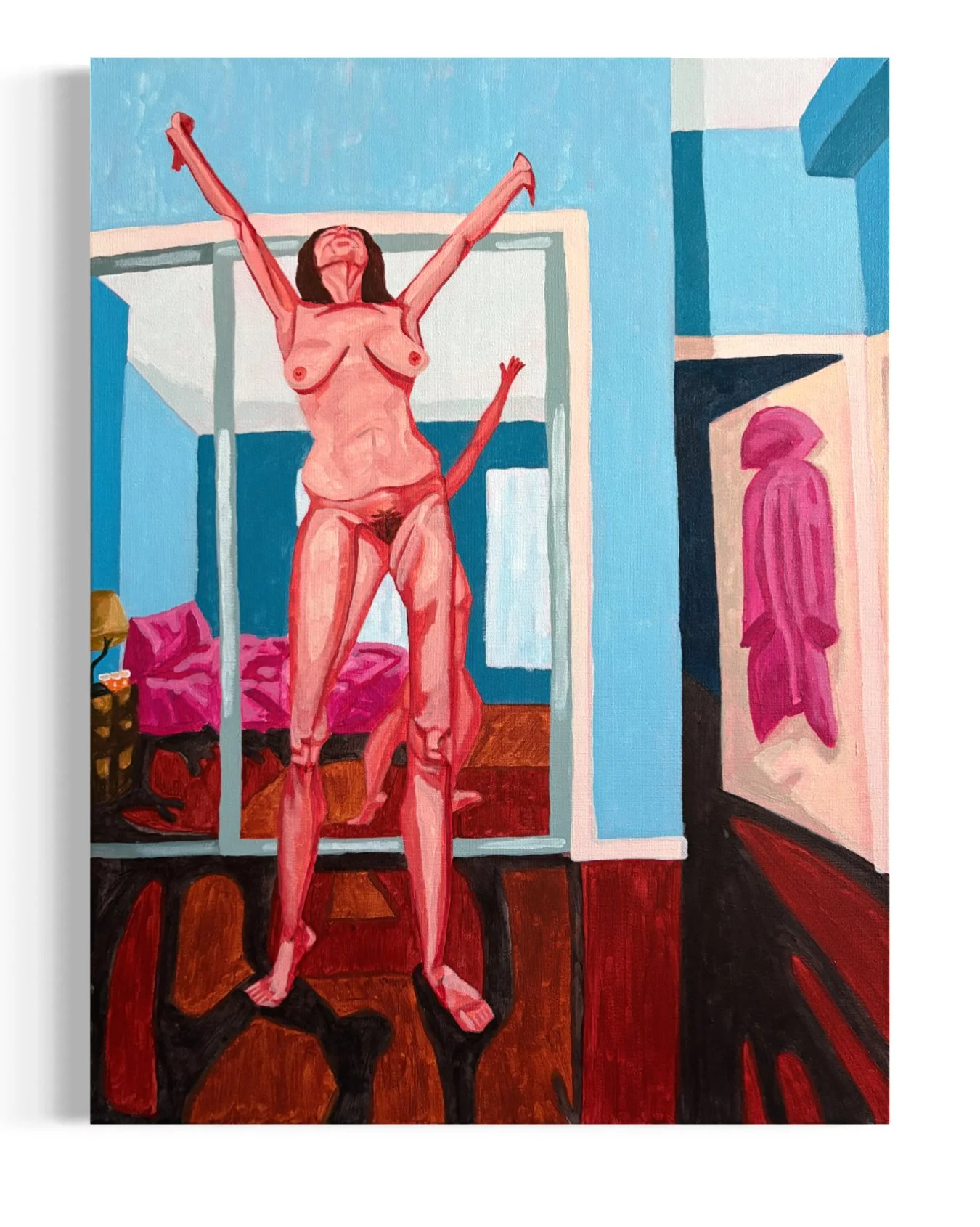 “Heralding the day”. 24"x18". Acrylic on canvas. 2026
