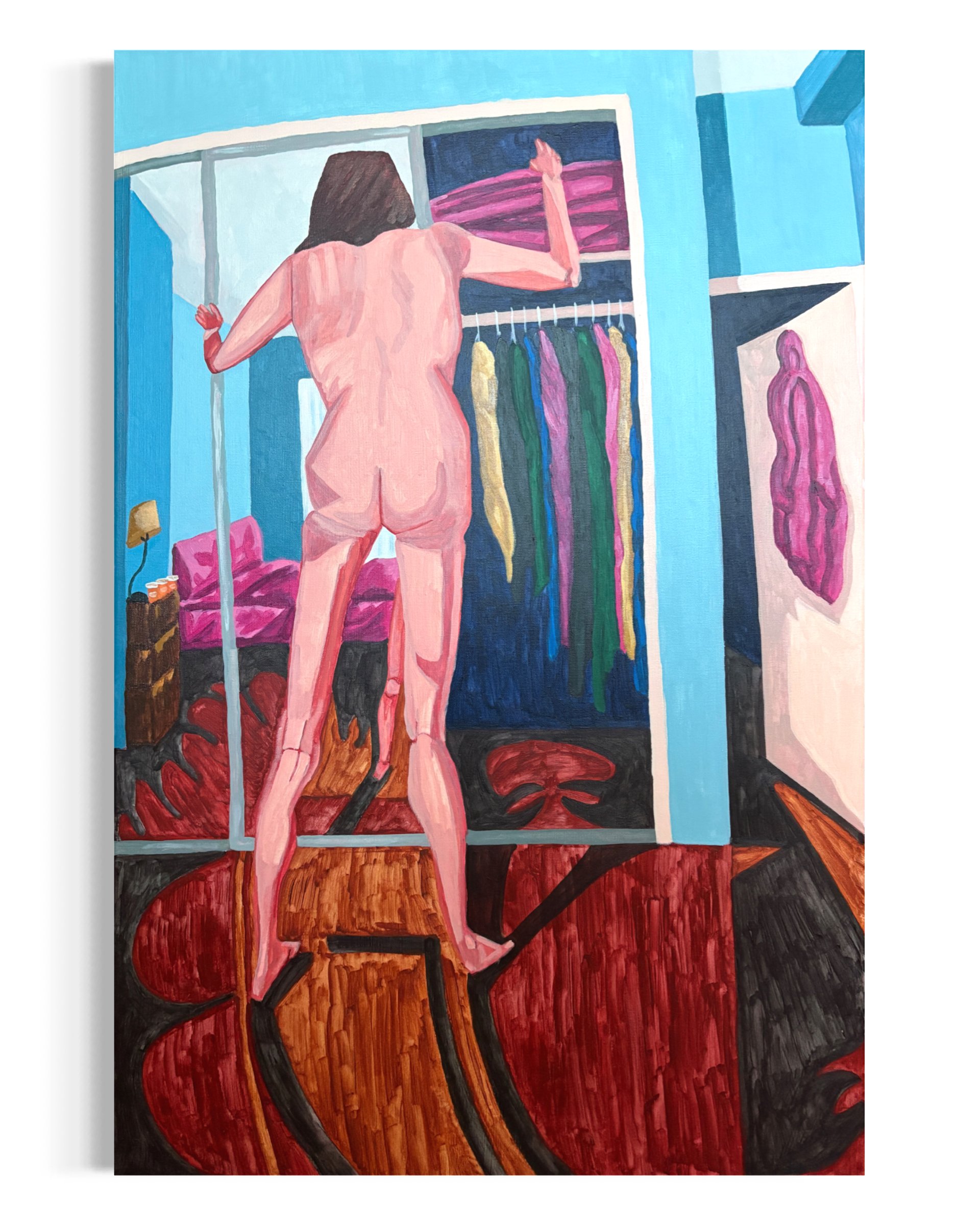 “Decisions”. 36"x24". Acrylic on canvas. 2026